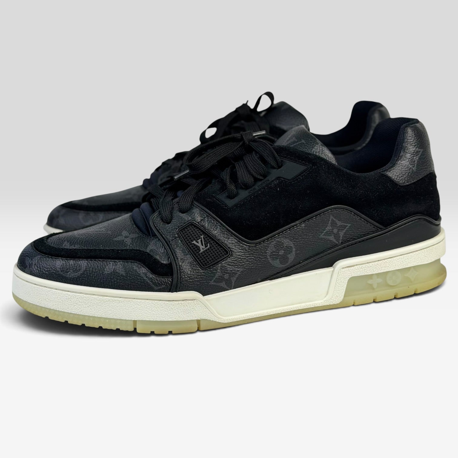 Louis Vuitton LV Trainer Black Monogram