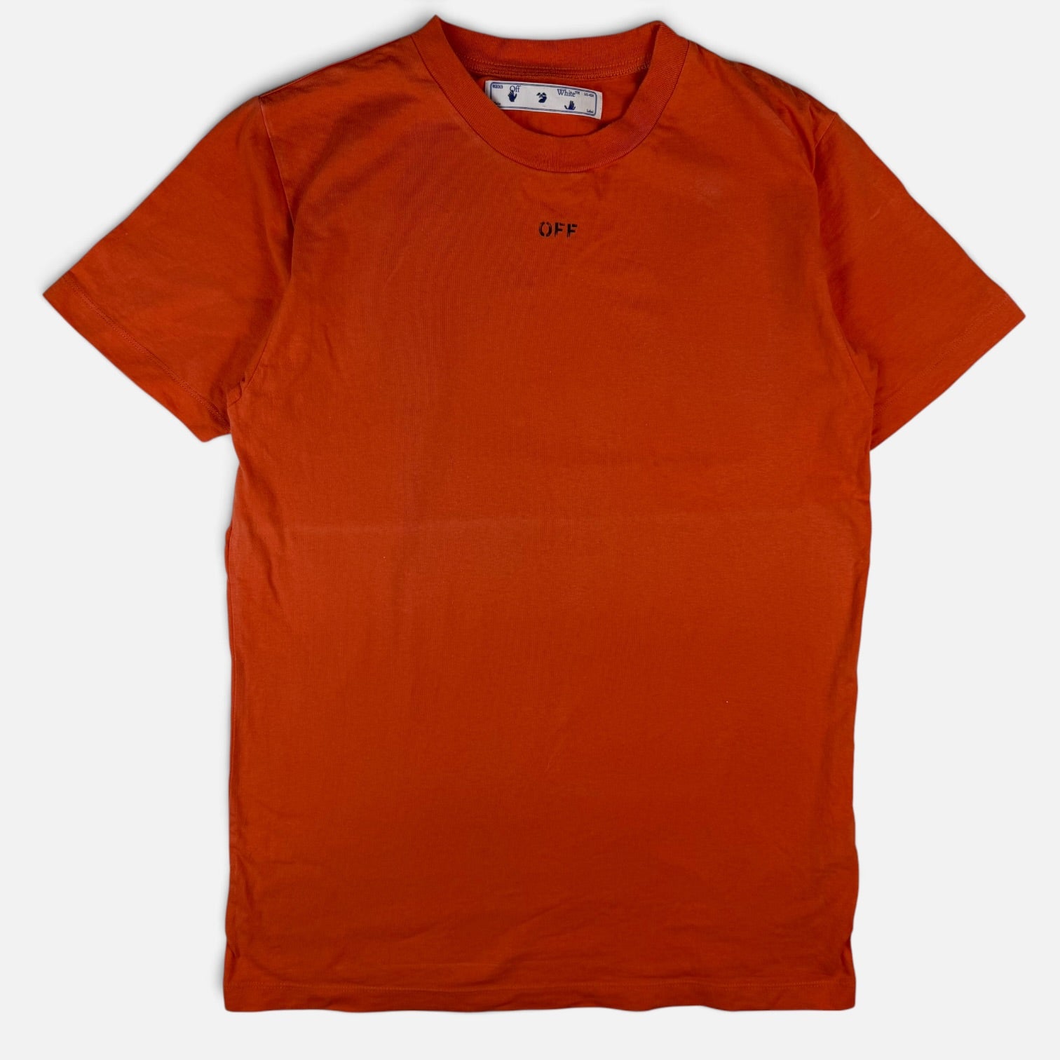 Off-White Stencil Arrow T-Shirt Orange