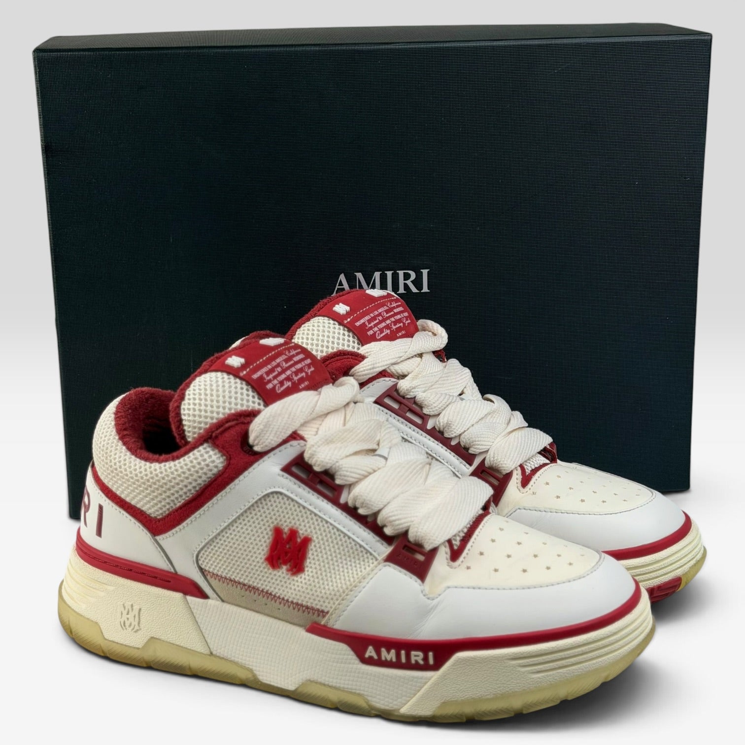 Amiri MA-1 White/Red | Sneakers Amiri