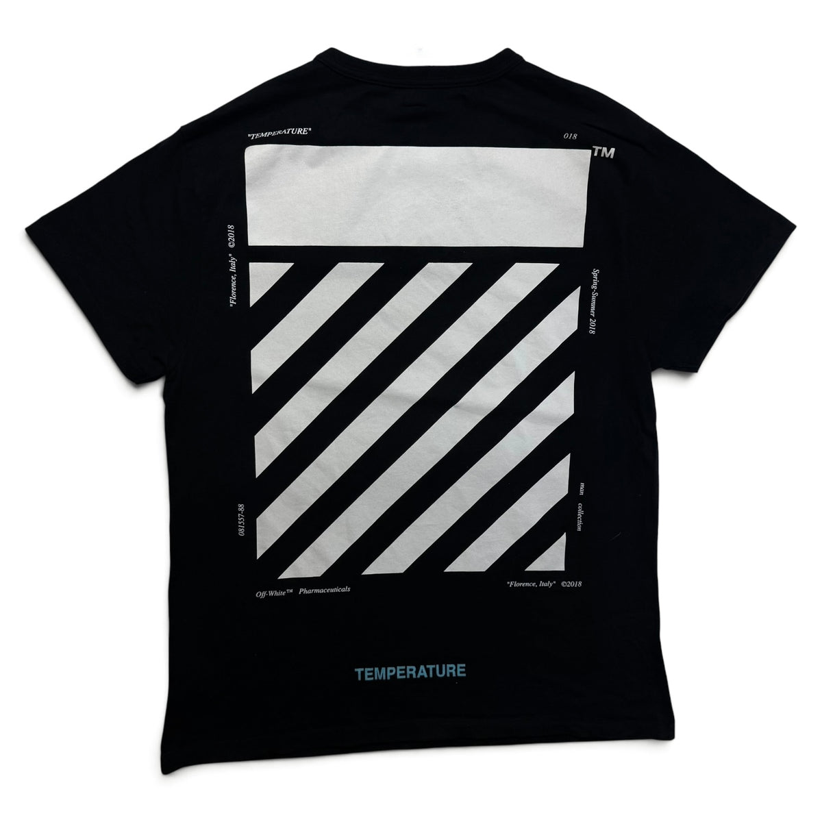 Off-White Temperature T-Shirt Black