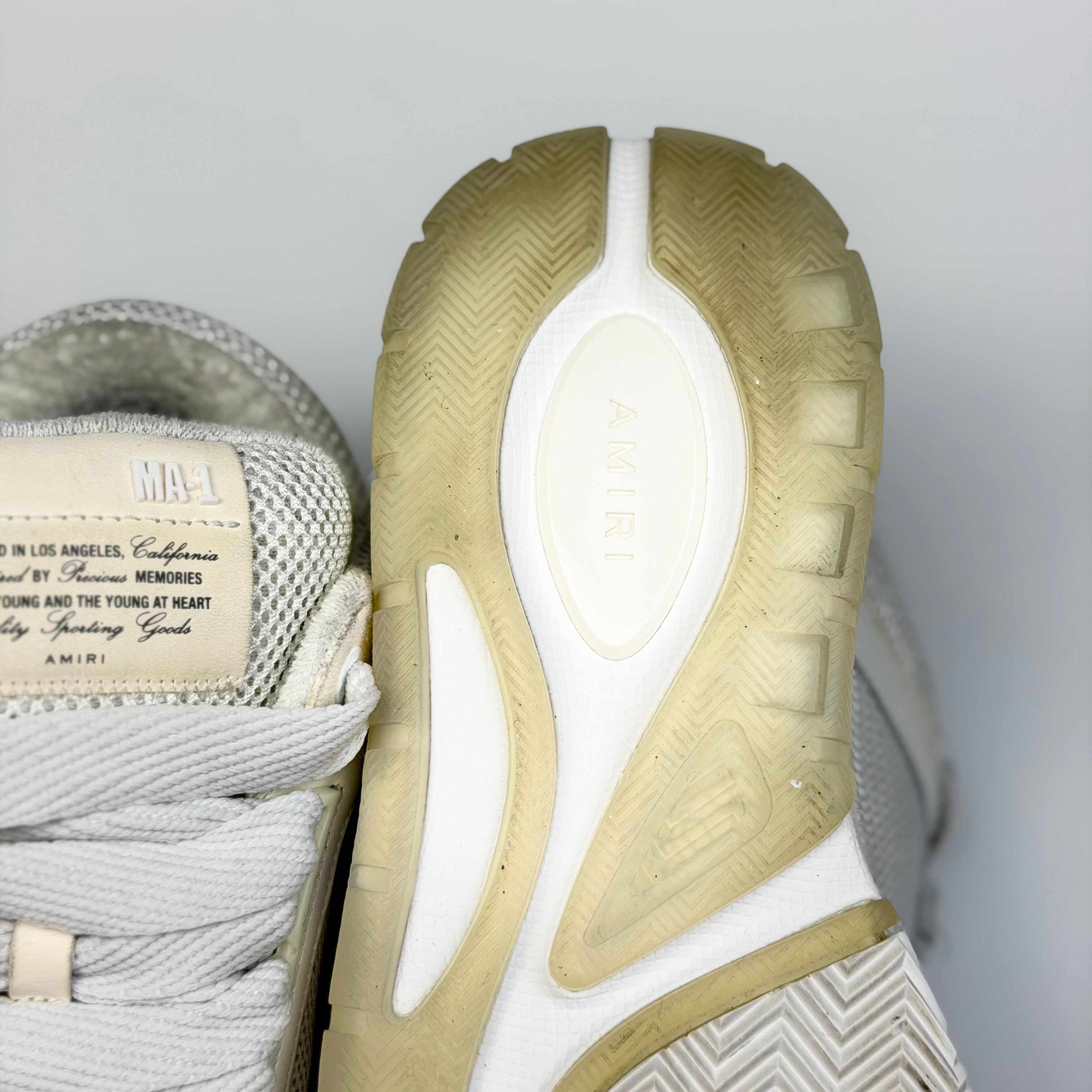 Amiri MA-1 Alabaster White Sneakers
