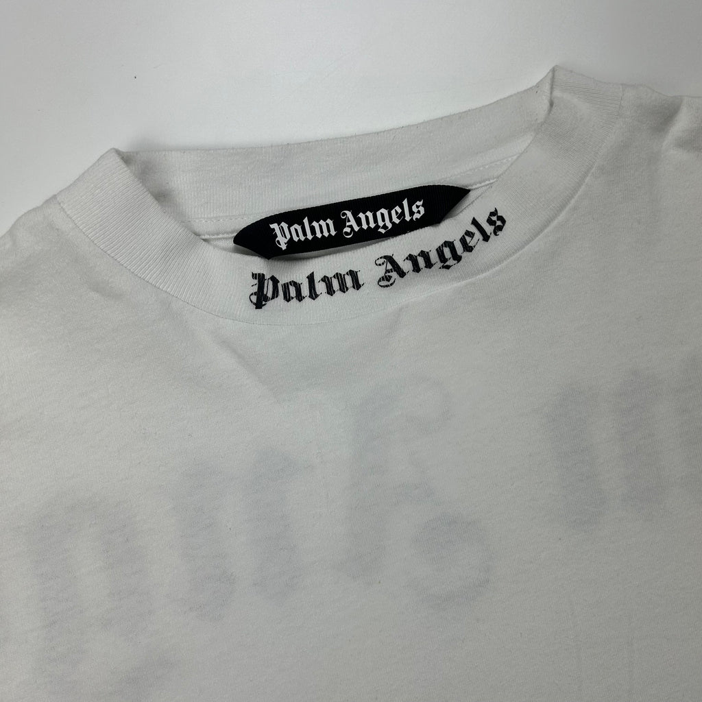 Palm Angels White Logo T-shirt