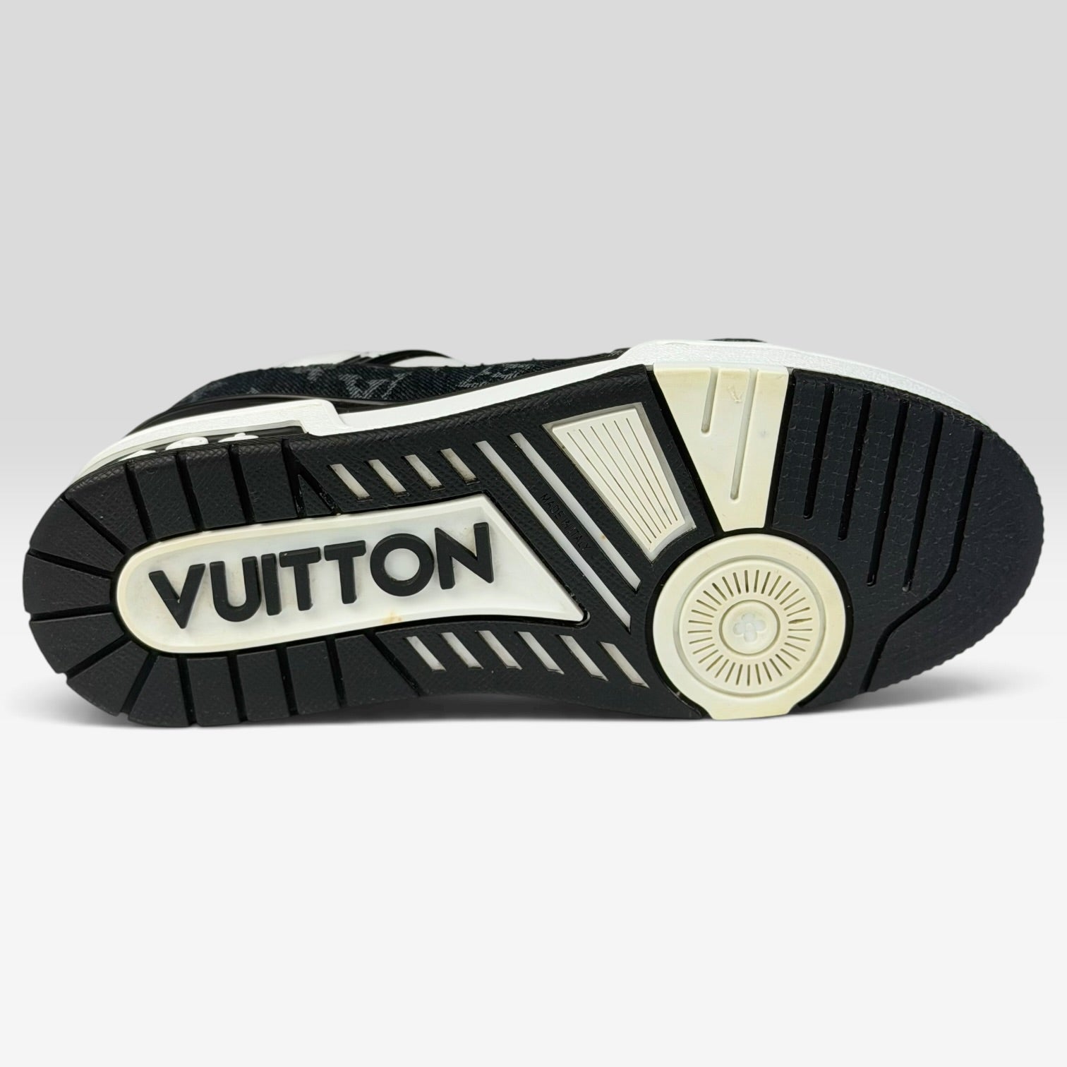 Louis Vuitton LV Trainer White/Black Denim | Sneakers Louis Vuitton