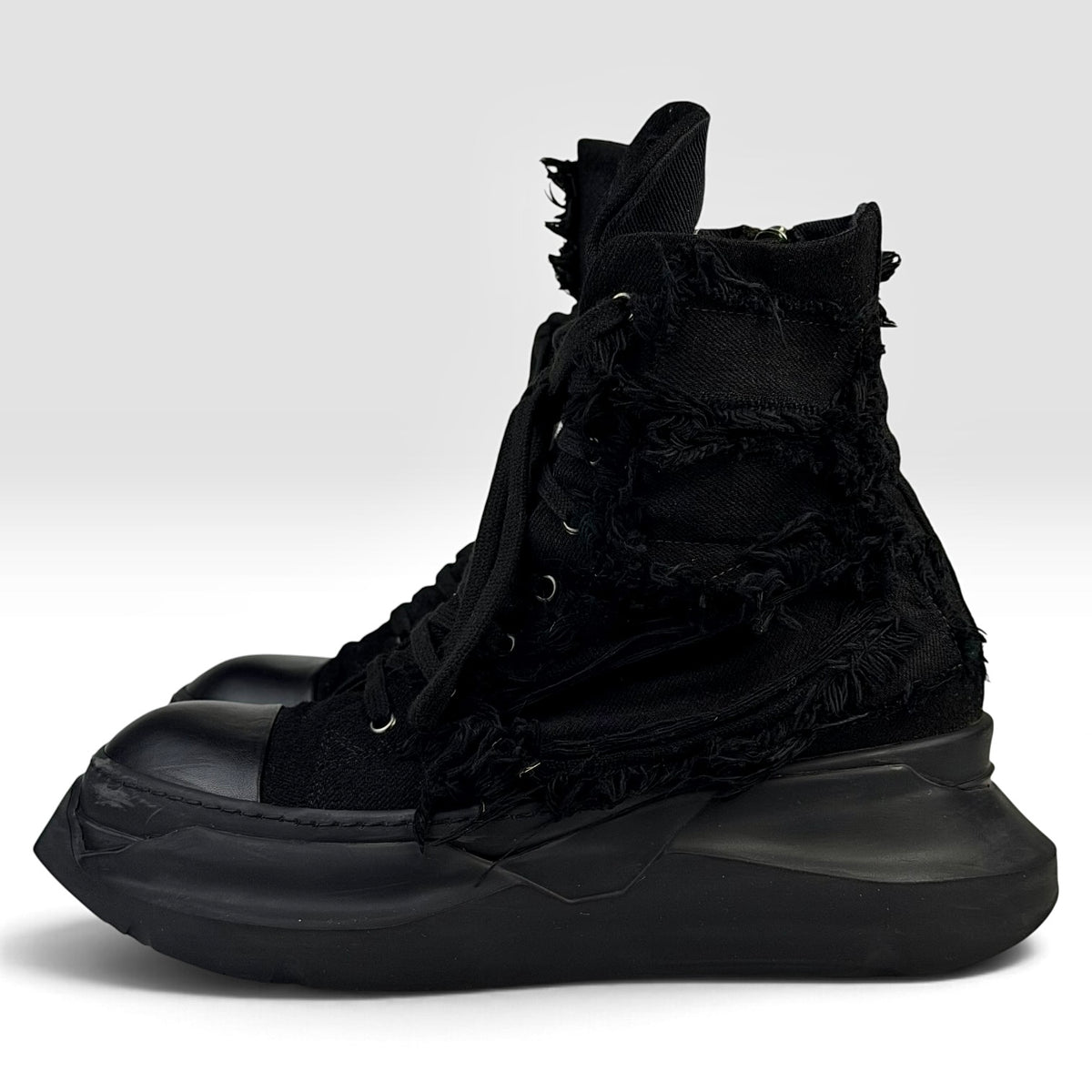 Rick Owens DRKSHDW Destroyed Abstract Black
