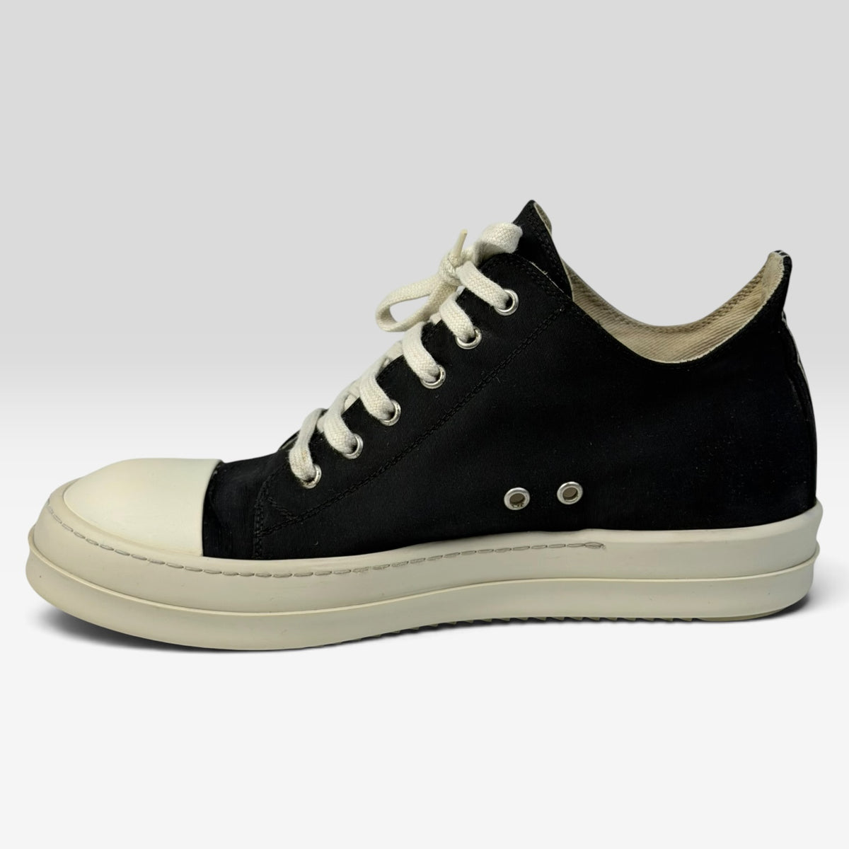Rick Owens DRKSHDW Ramones Low Sombra Oscura