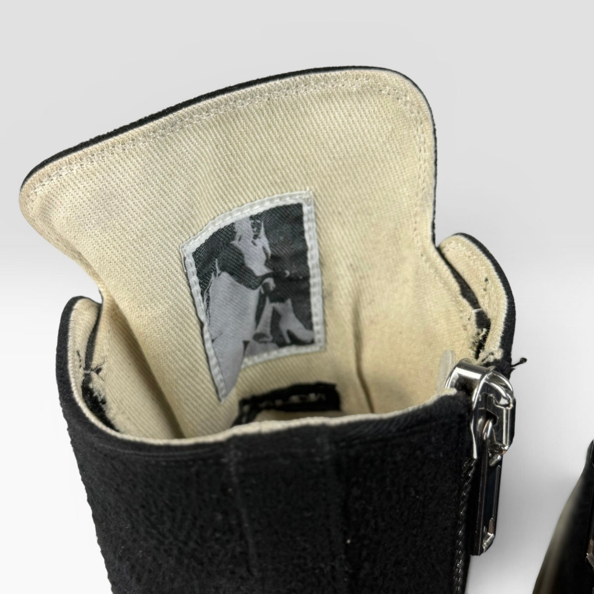 Rick Owens DRKSHDW Ramones Mega Bumper Black/Milk