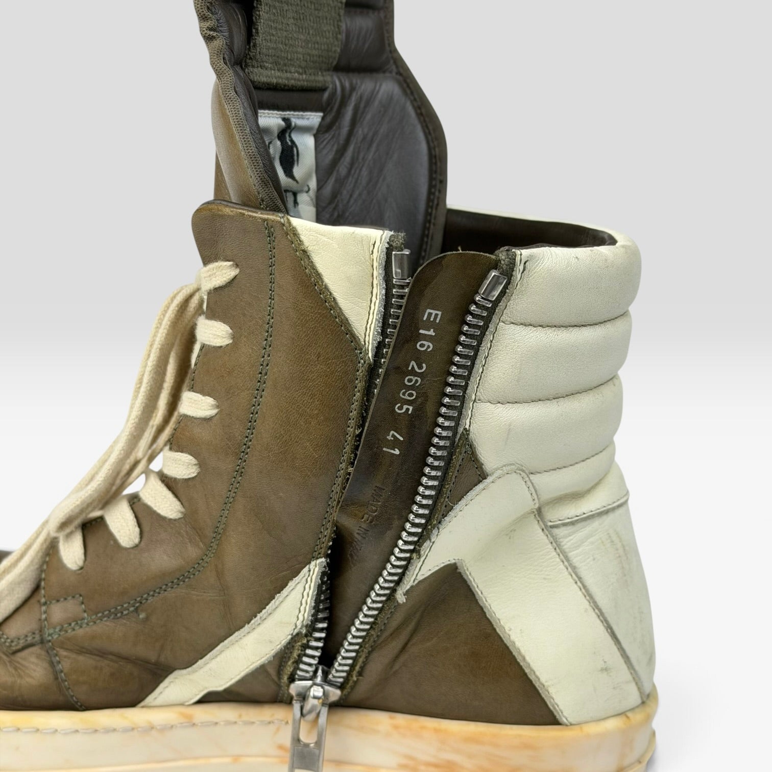 Rick Owens Geobasket Brown/Milk 2016