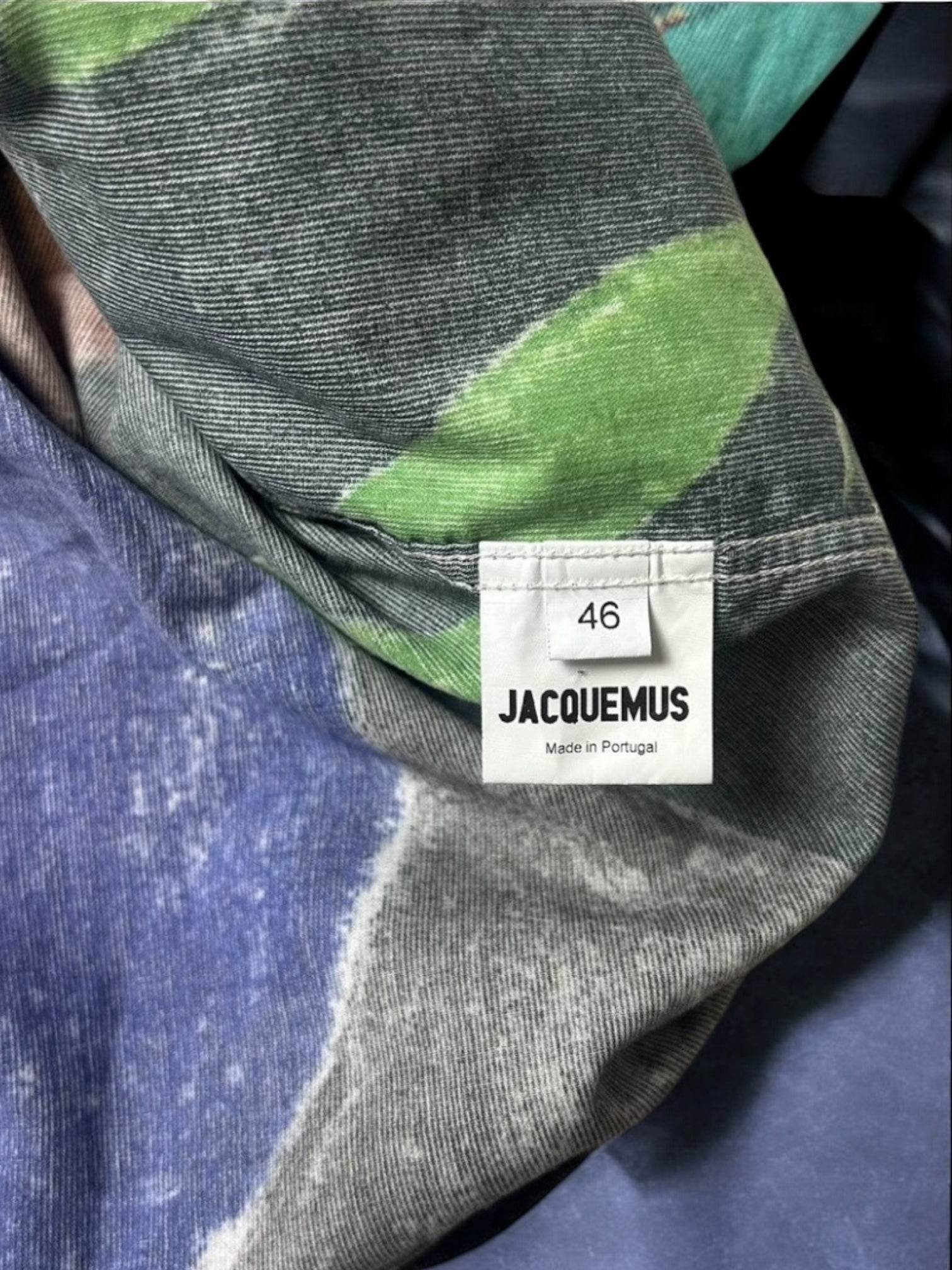 Camasa Jacquemus Felix Abstract Print - V STEALS