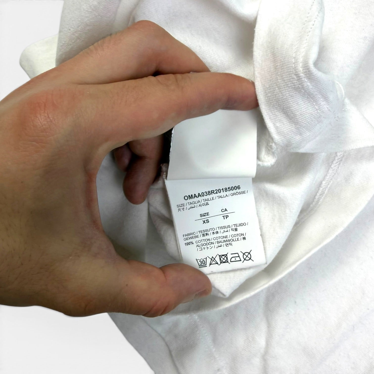 Off-White Golden Ratio T-Shirt, alb, vedere din față