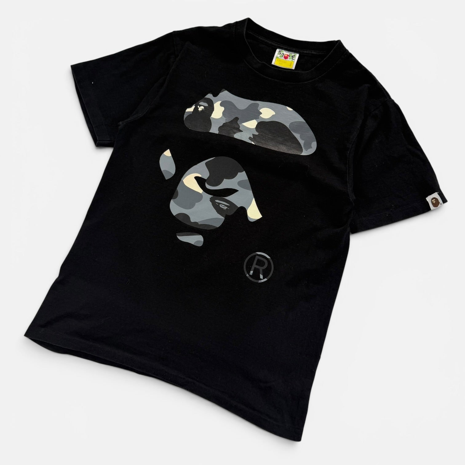 Bape Color Camo Ape Face T-shirt