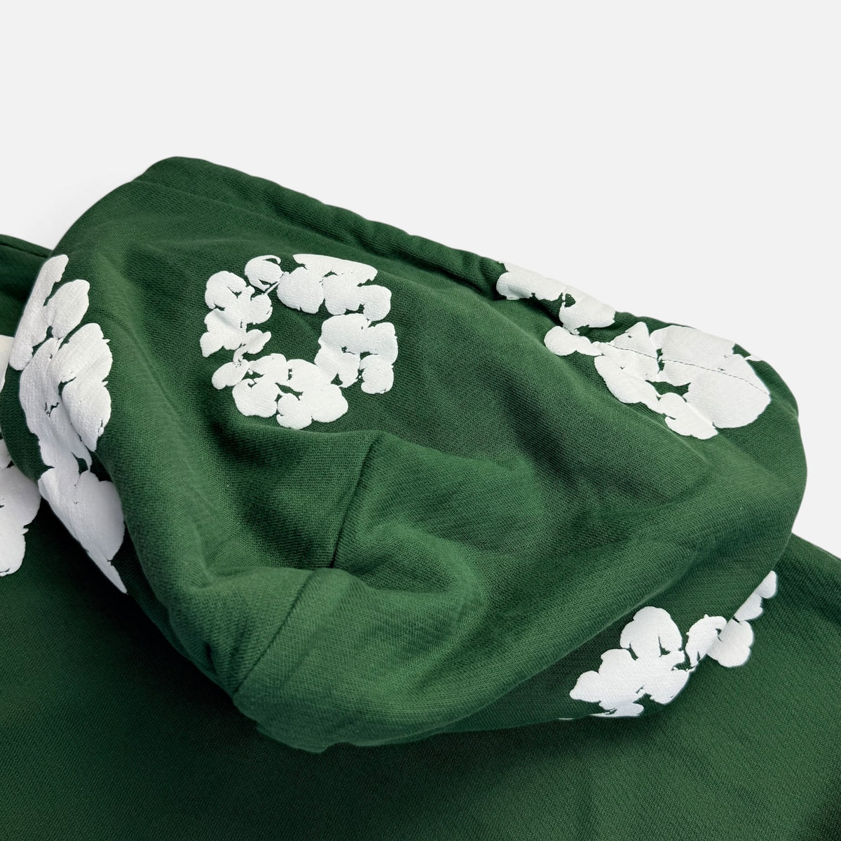 Denim Tears Cotton Wreath Zip Hoodie Green