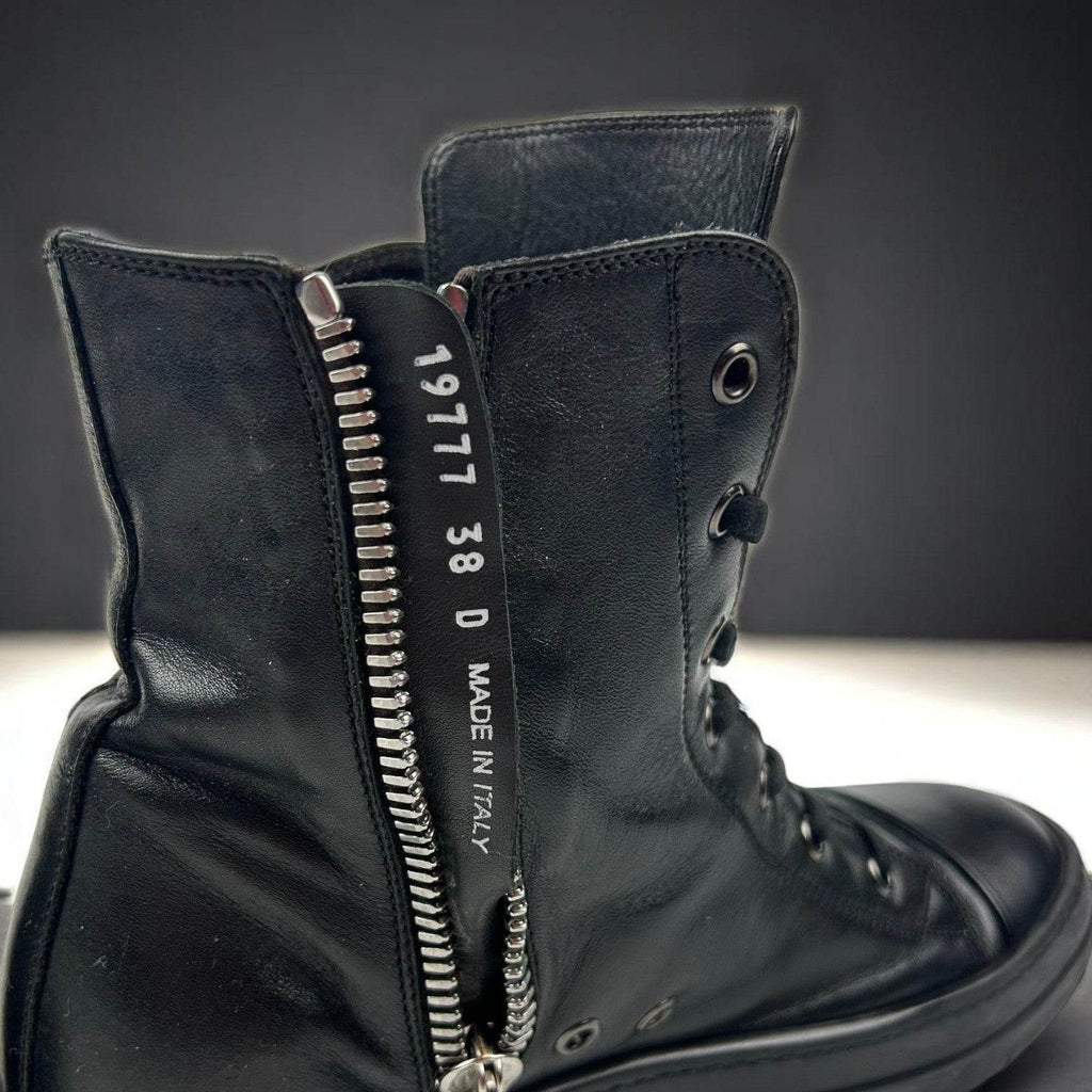 Rick Owens Ramones High Mainline Black - V STEALS