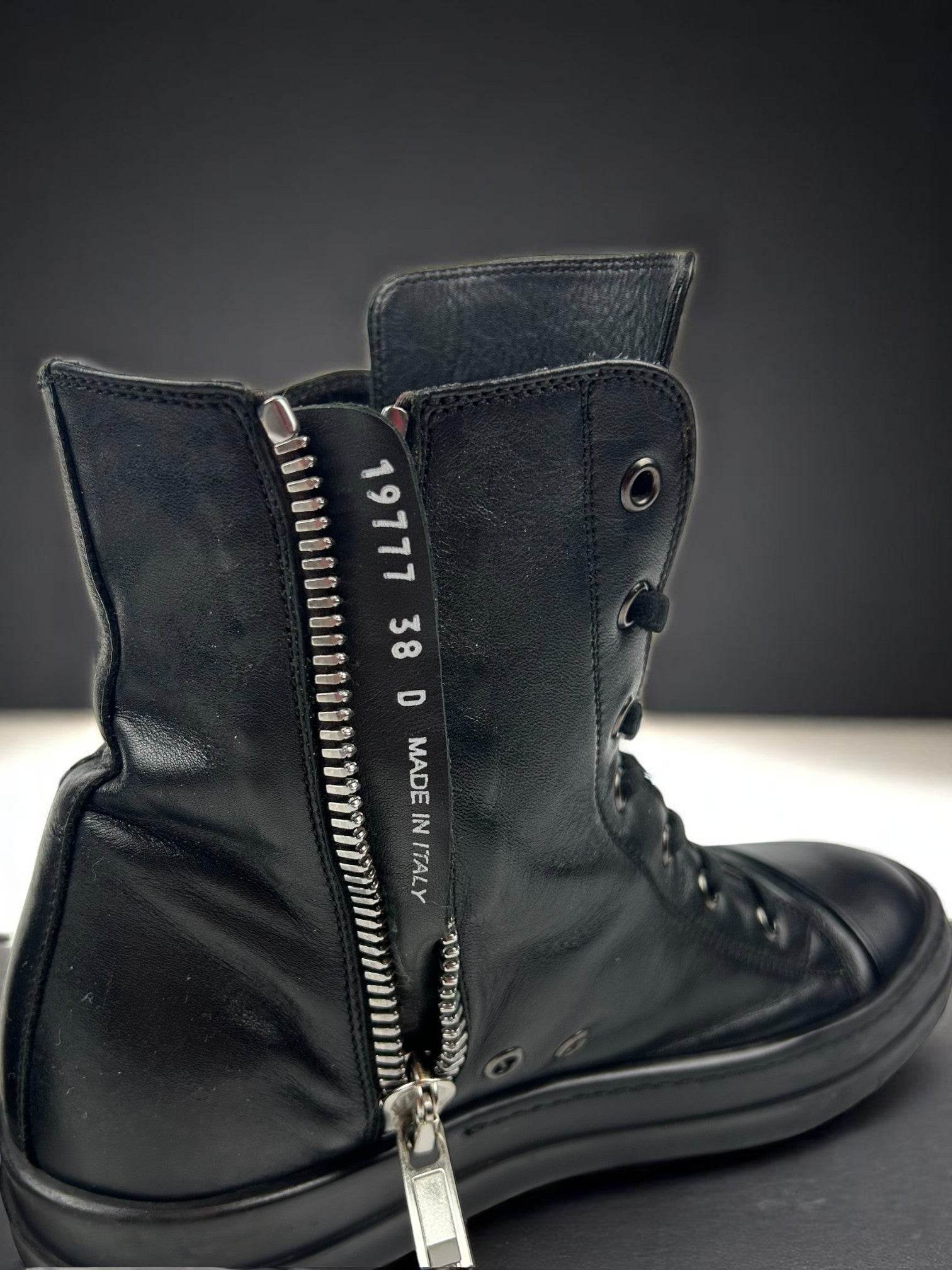 Rick Owens Ramones High Mainline Black - V STEALS