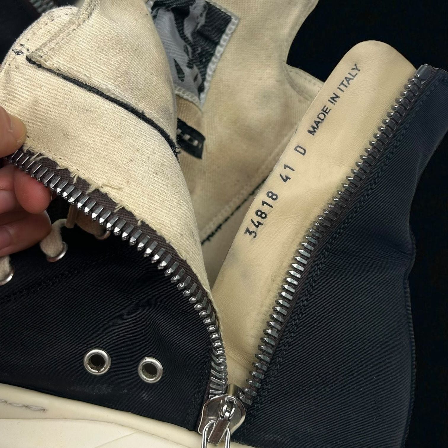 Rick Owens Ramones Abstract High