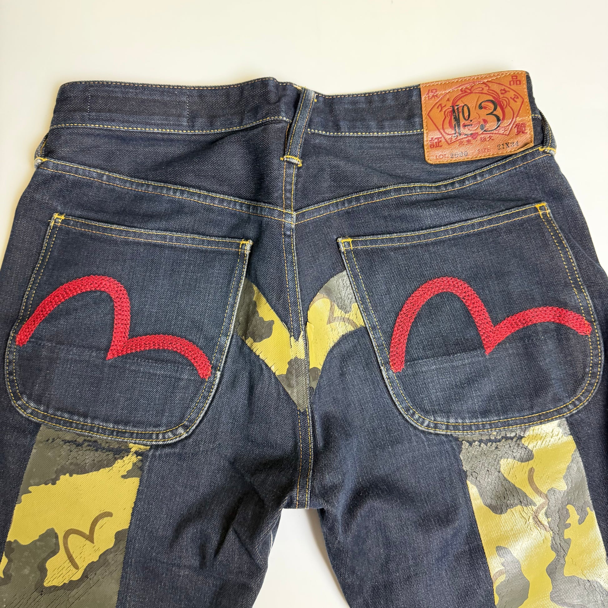 Evisu Camo Daicock Jeans