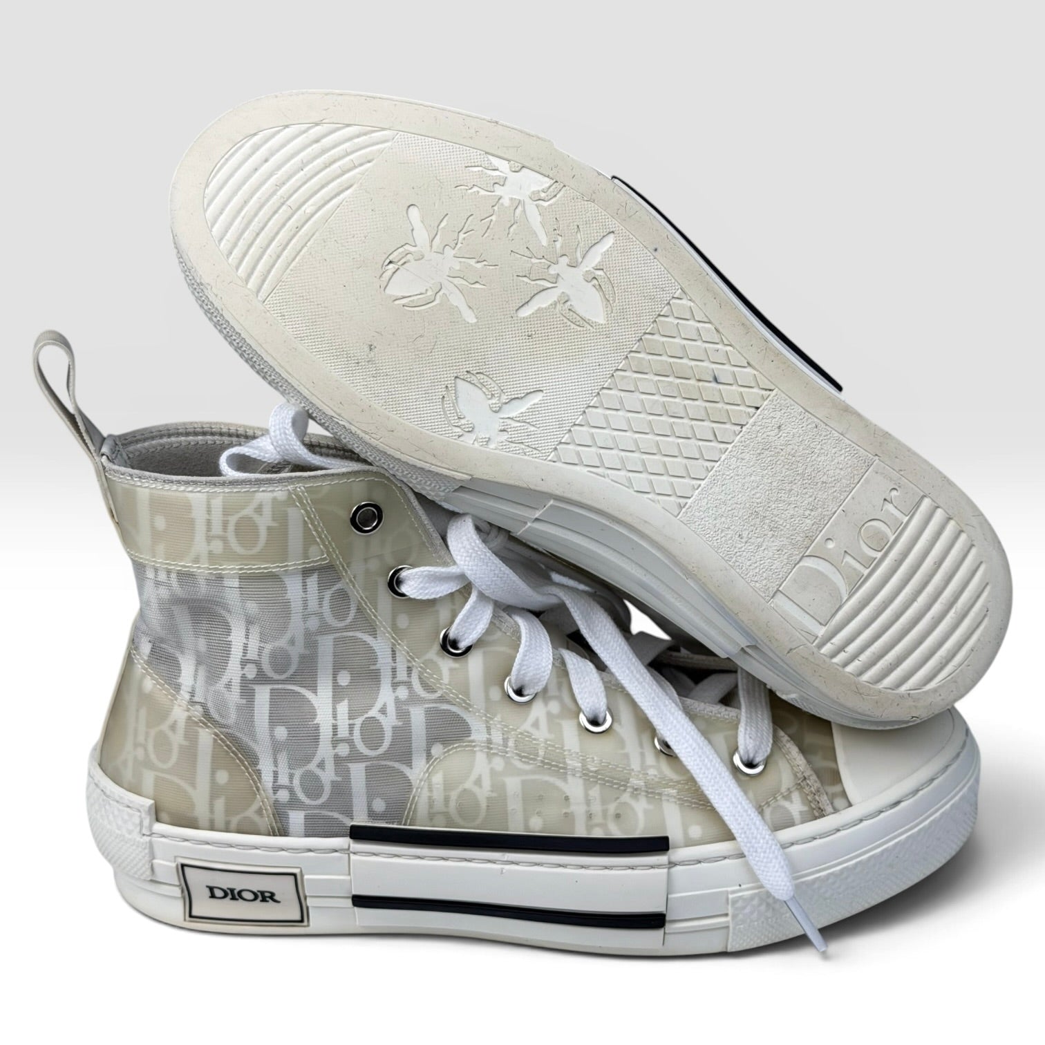 Dior B23 High-Top White Oblique