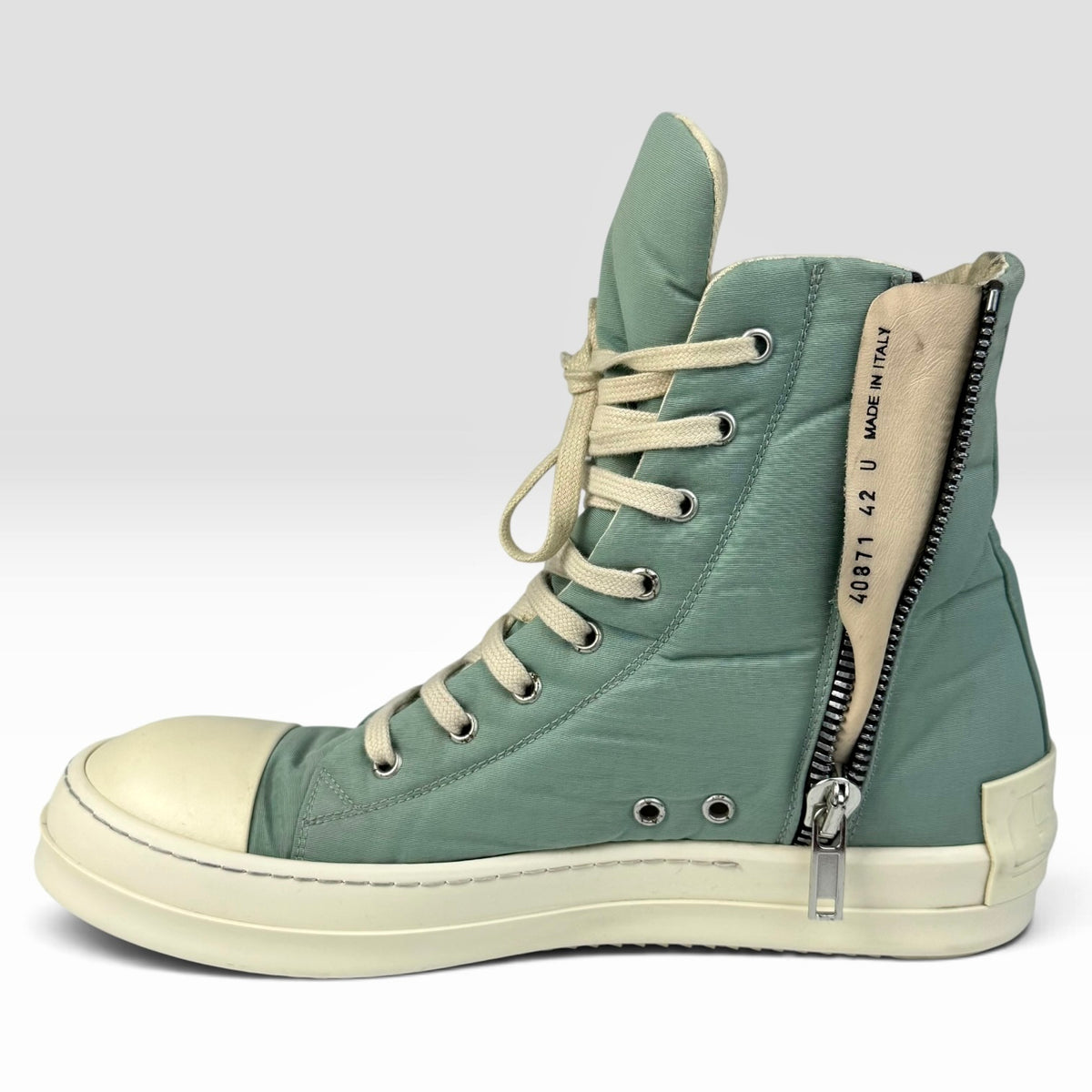 Rick Owens DRKSHDW Ramones High Strobe Aqua