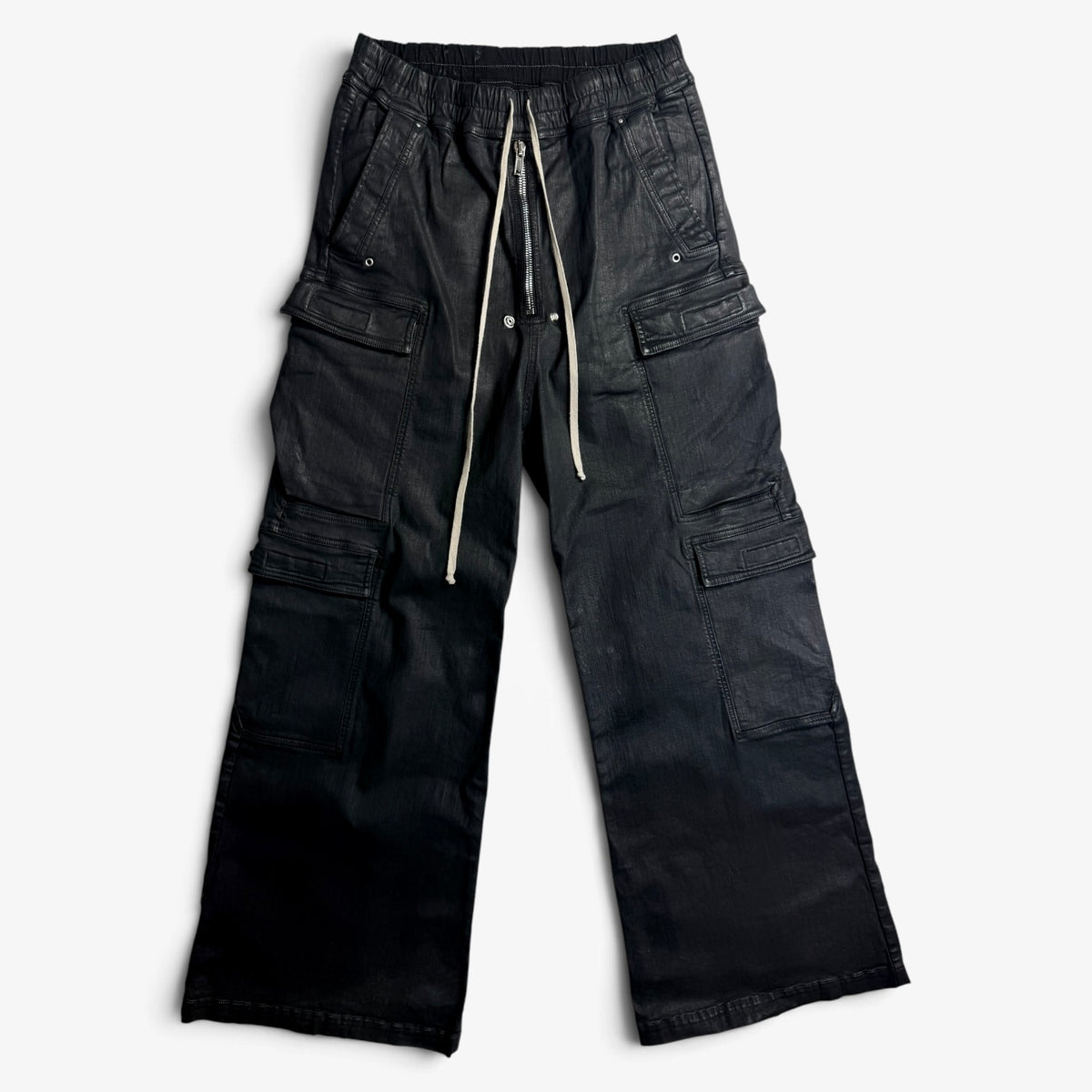Rick Owens DRKSHDW Double Cargo Jumbo Belas Black Wax