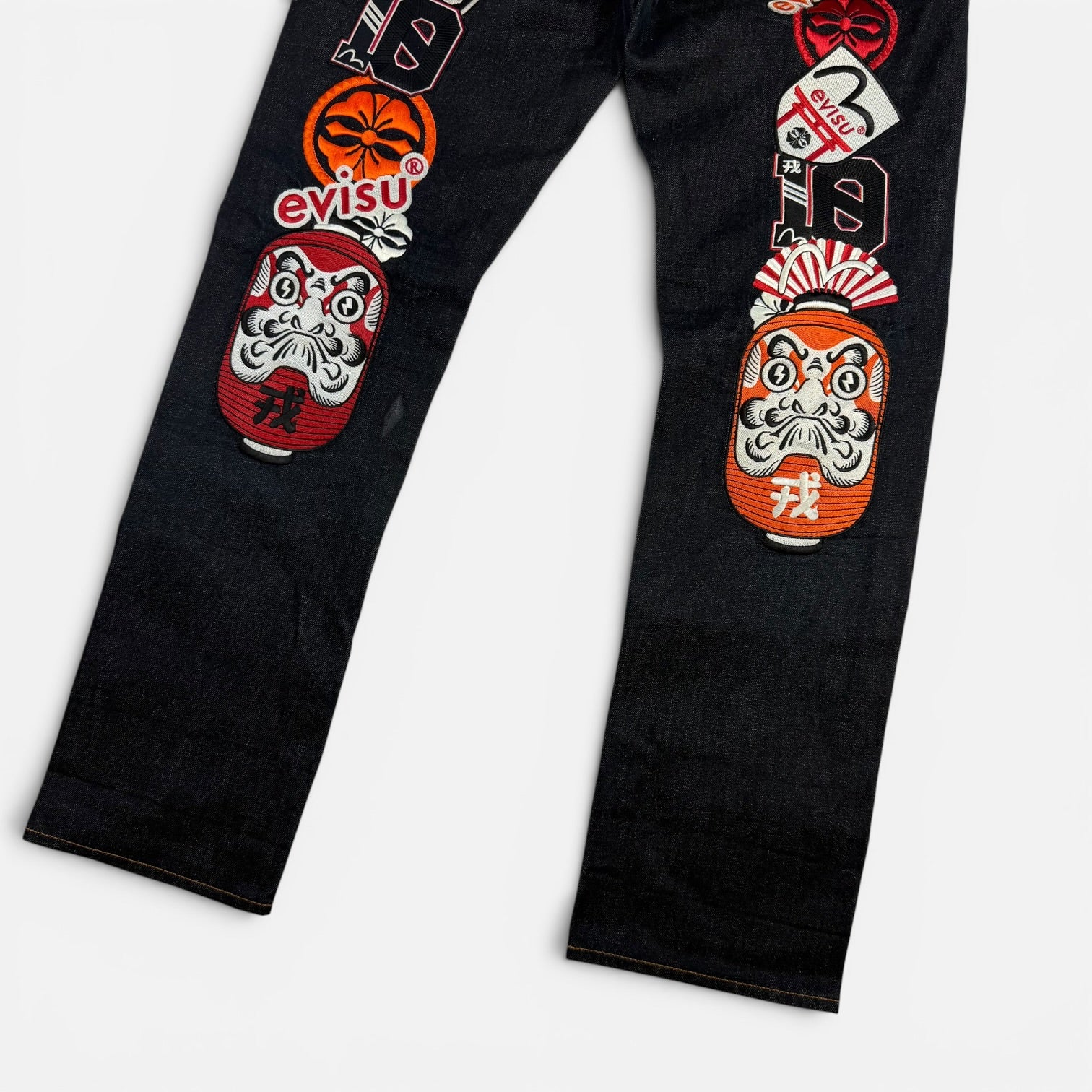 Evisu Japanese Icons Embroidery Daicock Denim