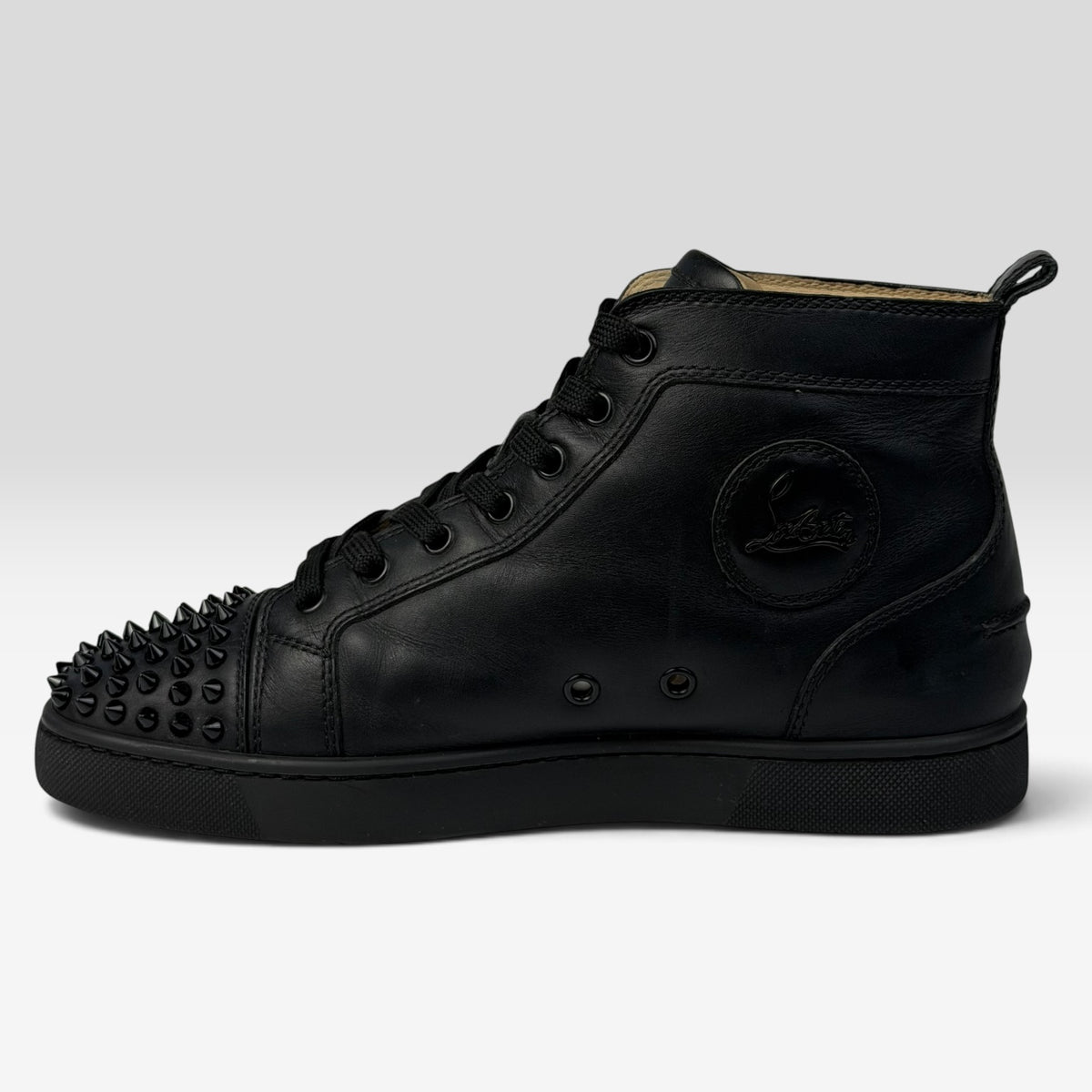 Christian Louboutin Lou Spikes High-Top Black