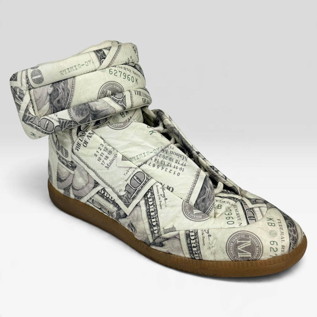 Incaltaminte Femei MAISON MARGIELA Maison Margiela Future High-Top Dollar Bill – produs original disponibil în magazinul V.