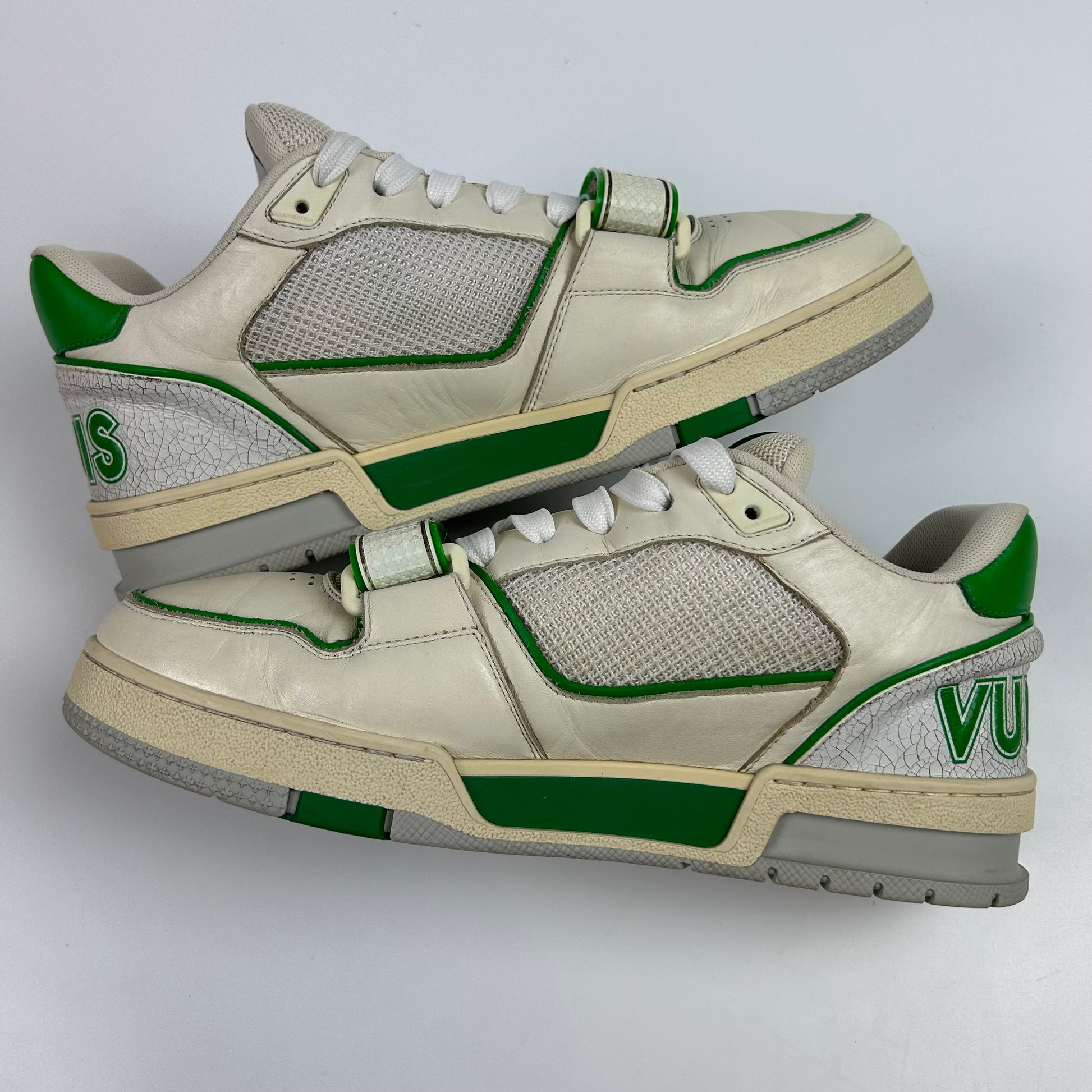 Louis Vuitton LV Trainer Green Mesh