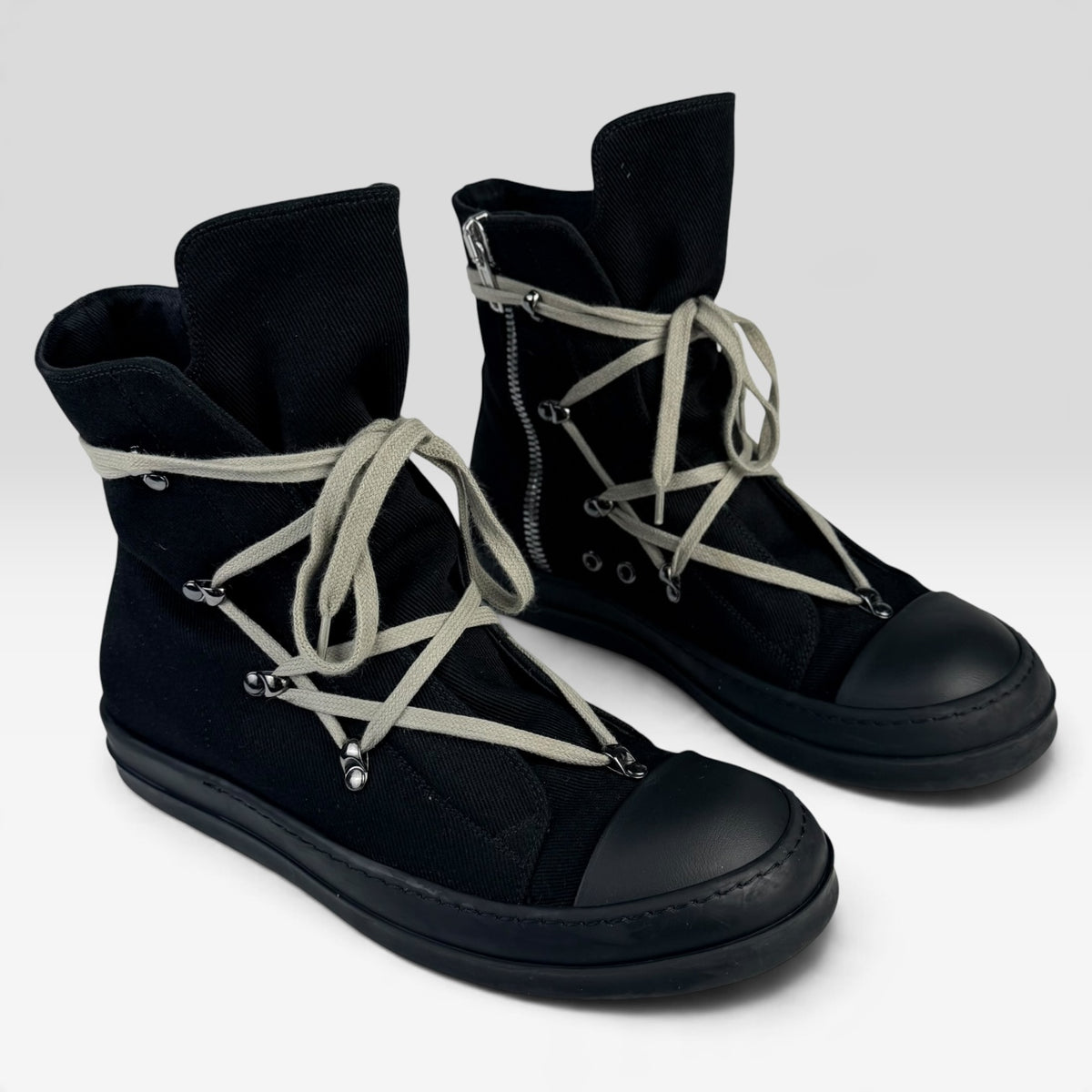 Rick Owens DRKSHDW Hexagram Ramones High Black/Pearl RICK OWENS – cumpără online de la V STEALS cu livrare rapidă în România