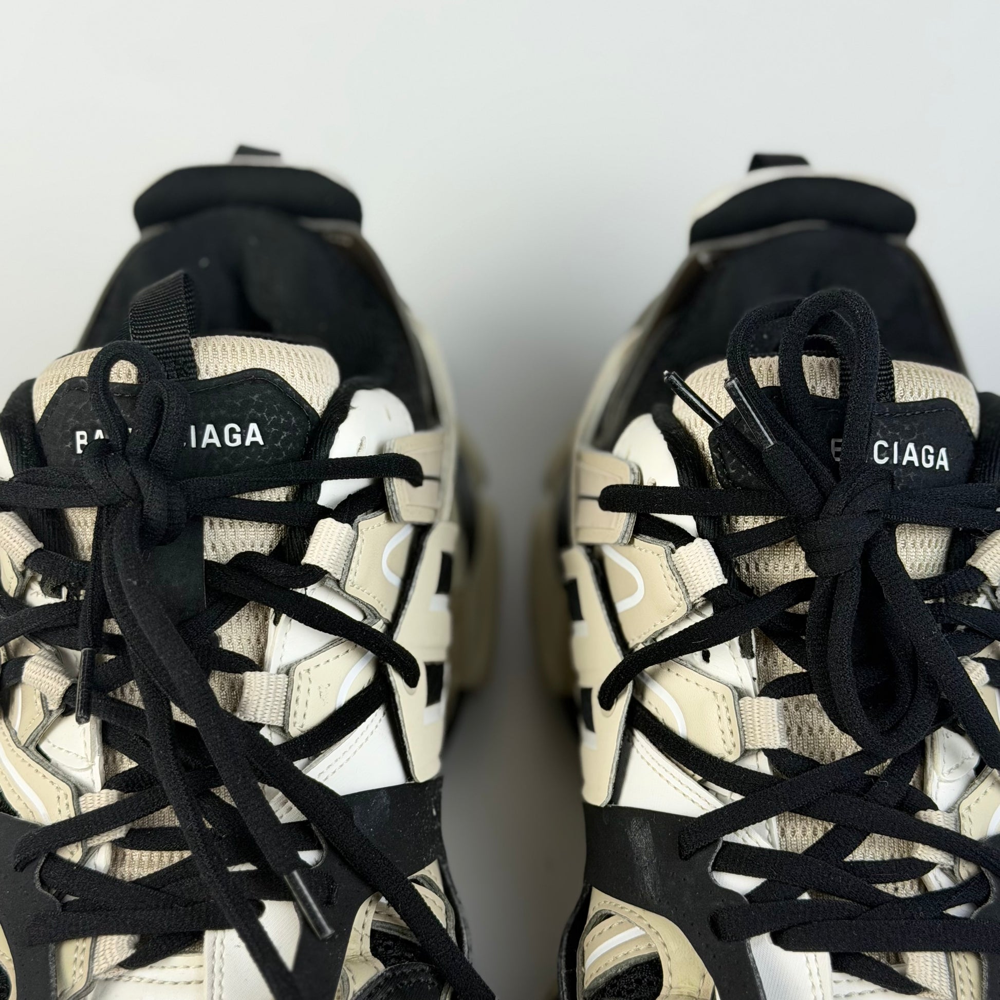 Balenciaga Track Beige Black