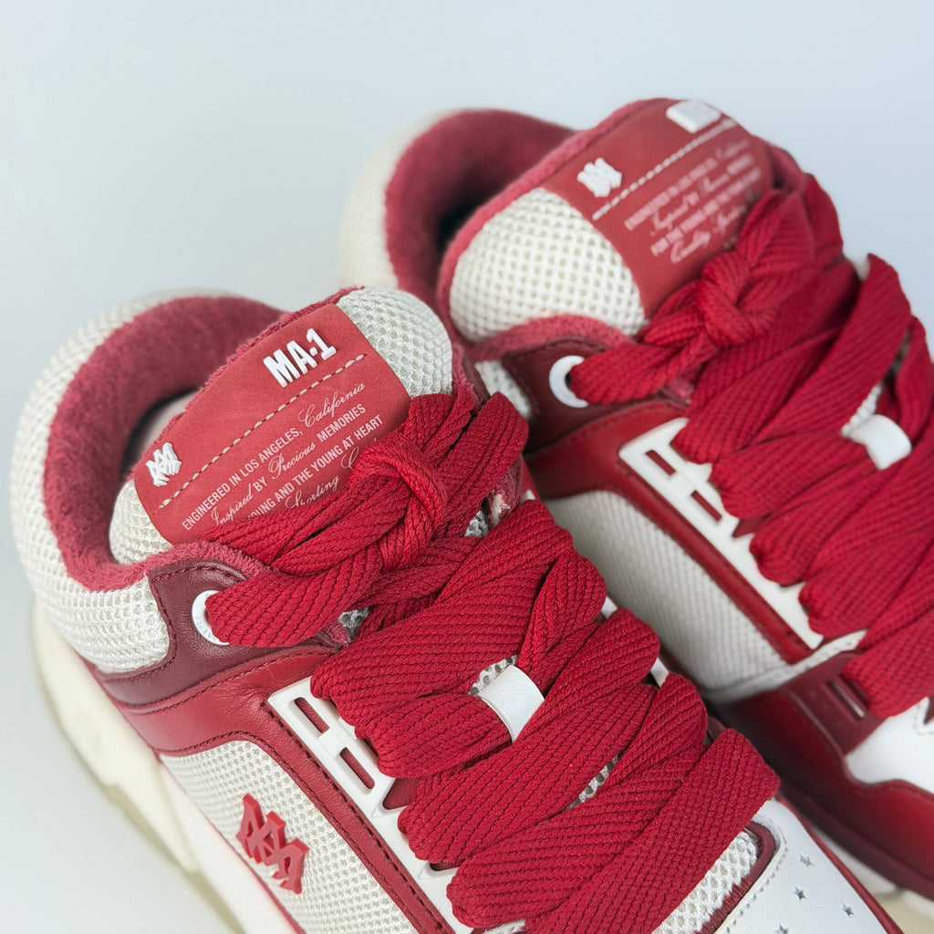 Amiri MA-1 Quad Deep Red Sneakers