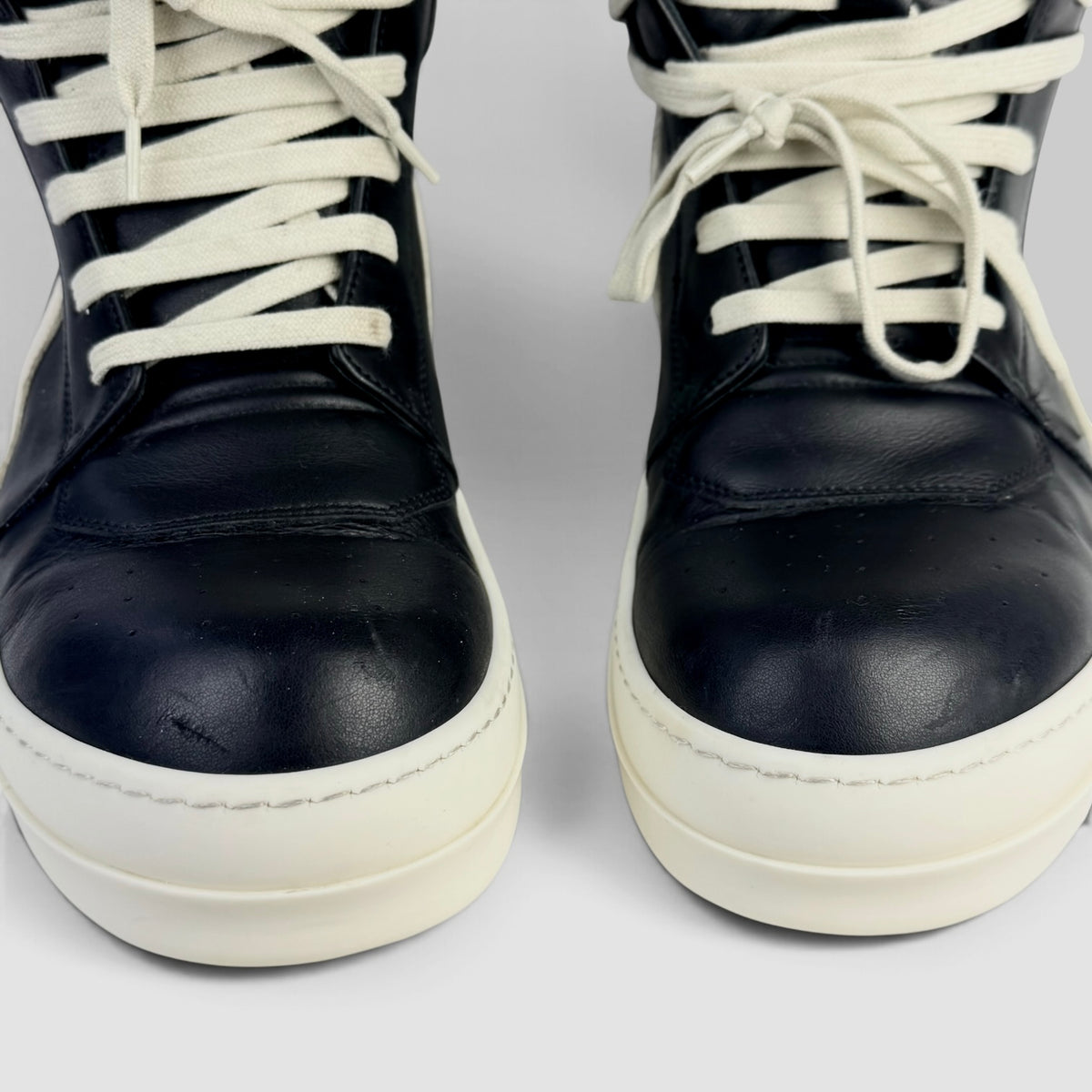 Rick Owens Geobasket Black/Milk