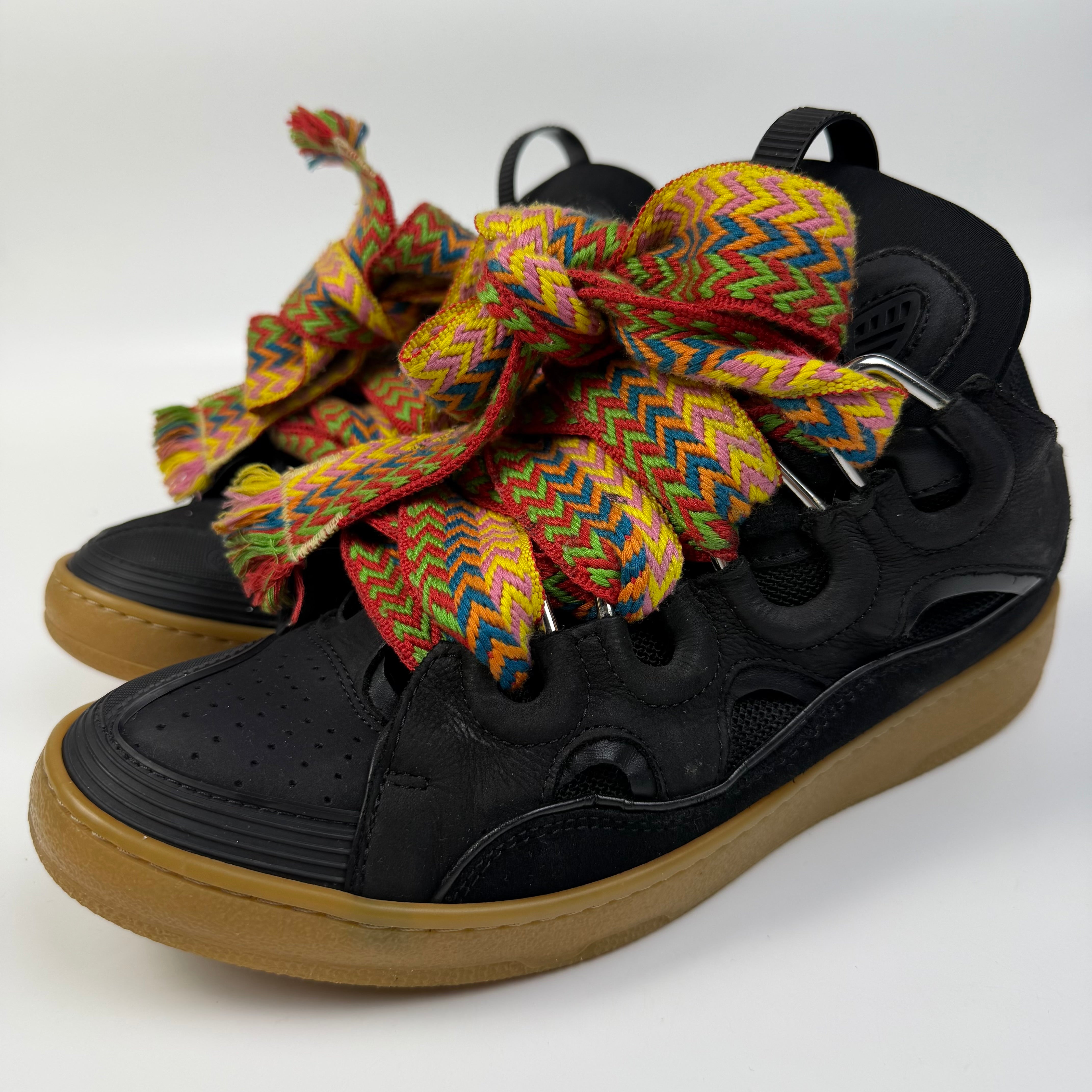 Lanvin Curb Black Sneakers – V STEALS