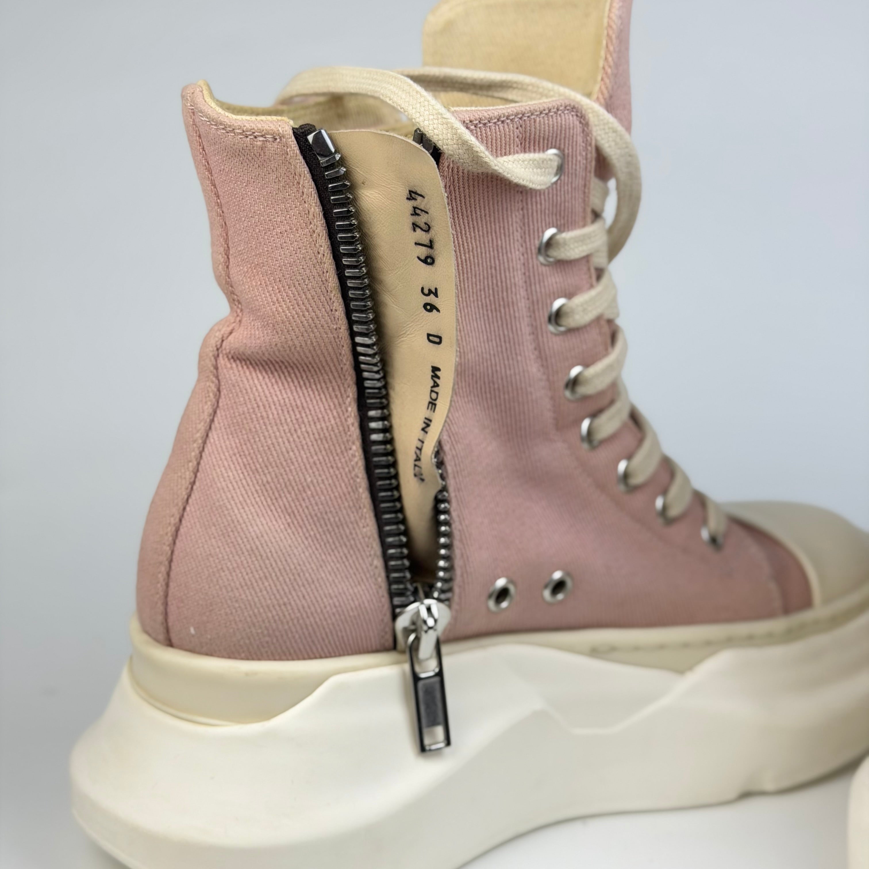 Rick Owens Abstract Ramones Faded Pink