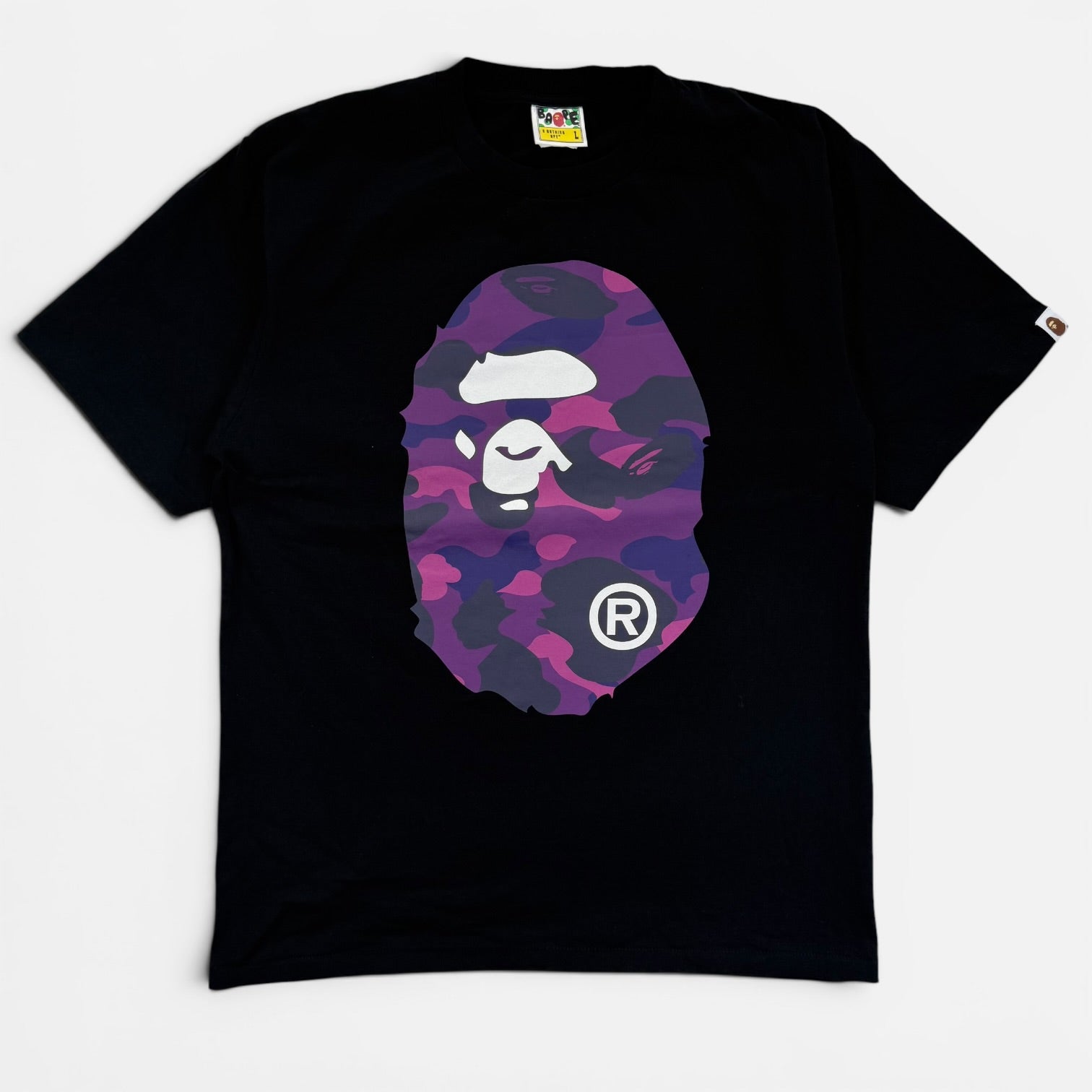 Bape Color Camo Big Ape Head T-shirt
