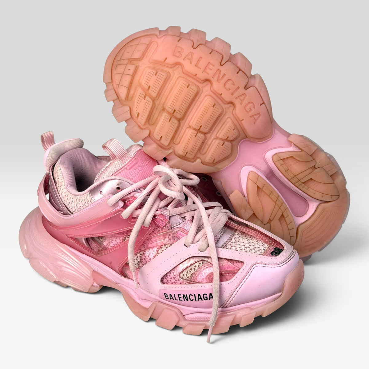Balenciaga Track Clear Sole Pink