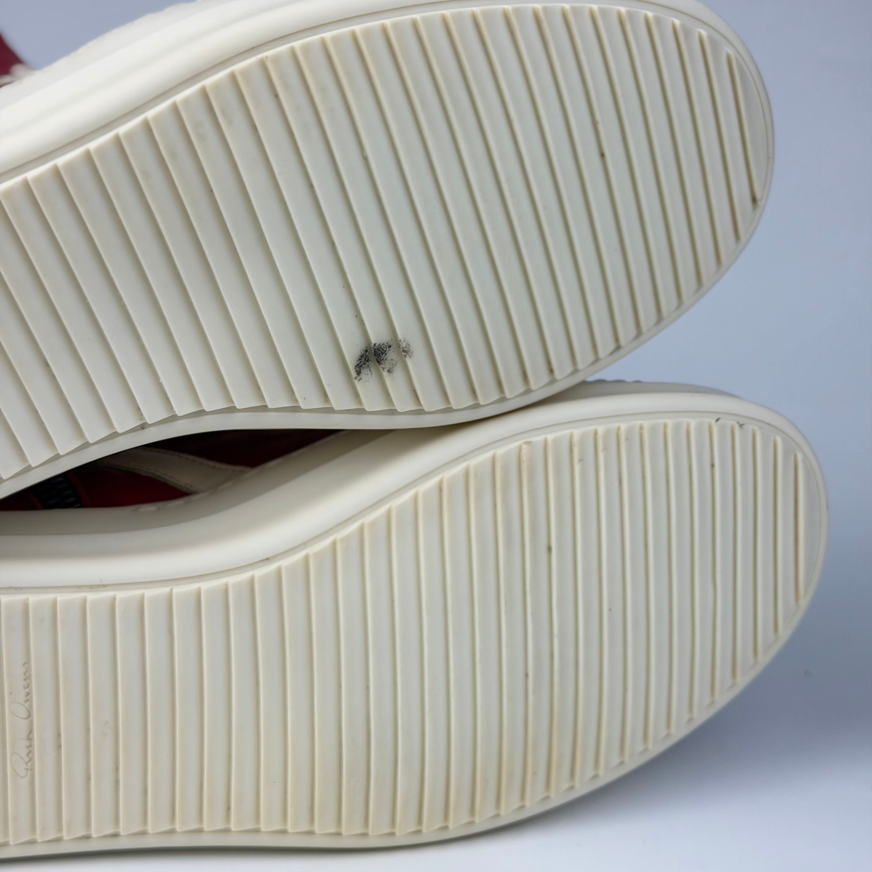 Rick Owens Geobasket Cardinal Red/Milk SS24 LIDO