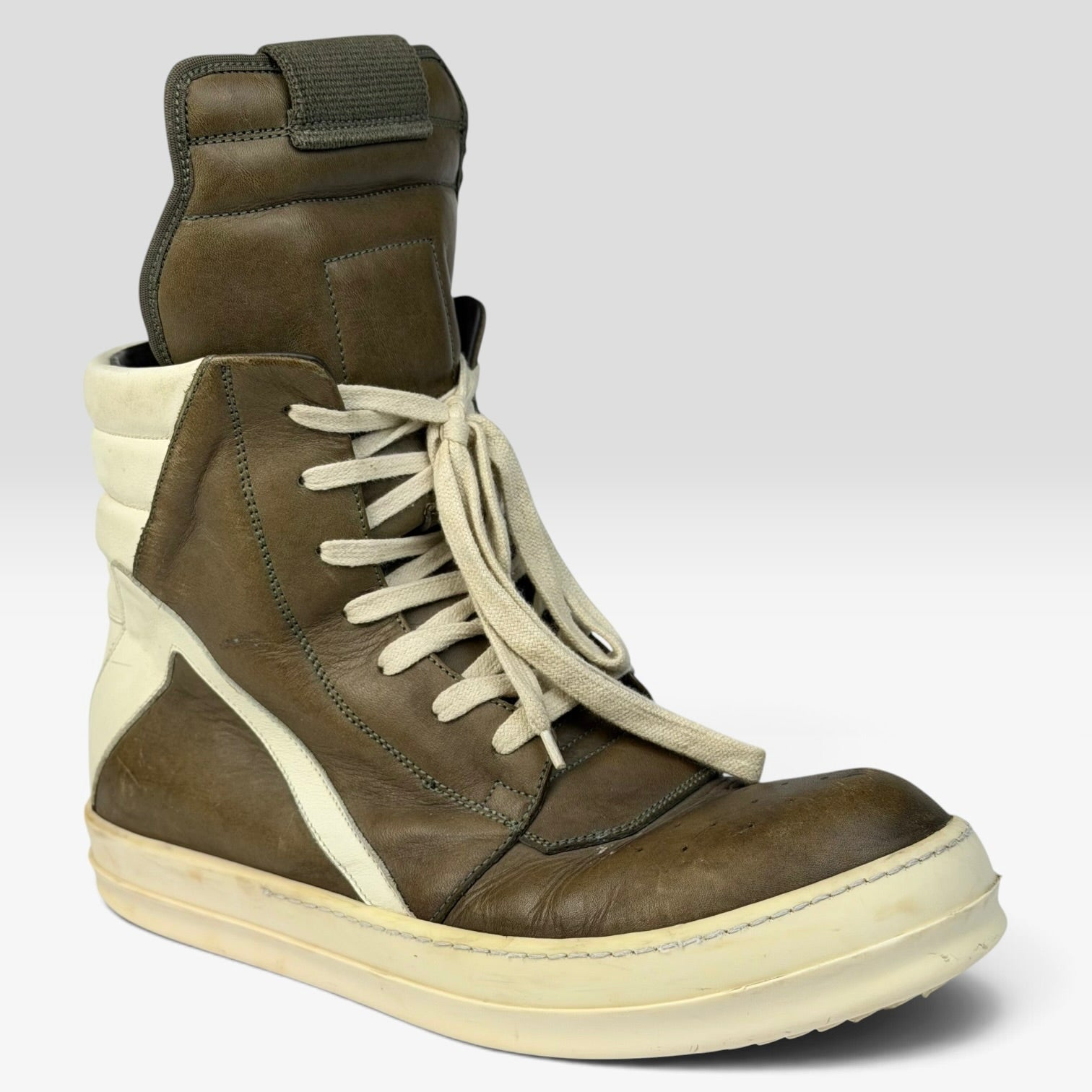 Rick Owens Geobasket Brown/Milk 2016