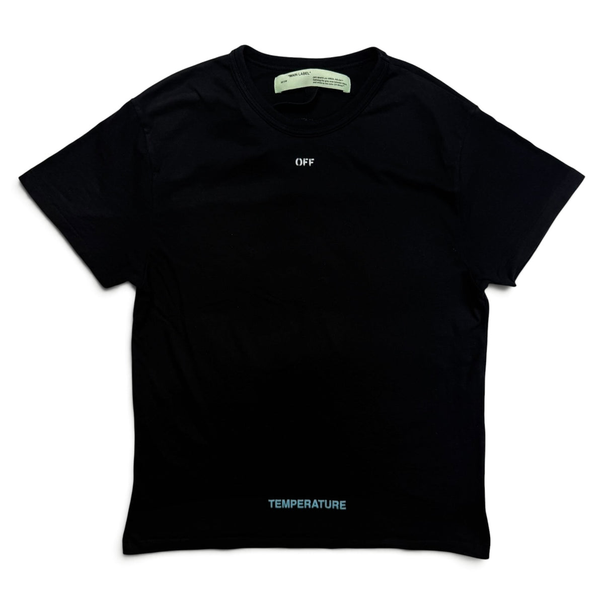 Off-White Temperature T-Shirt Black