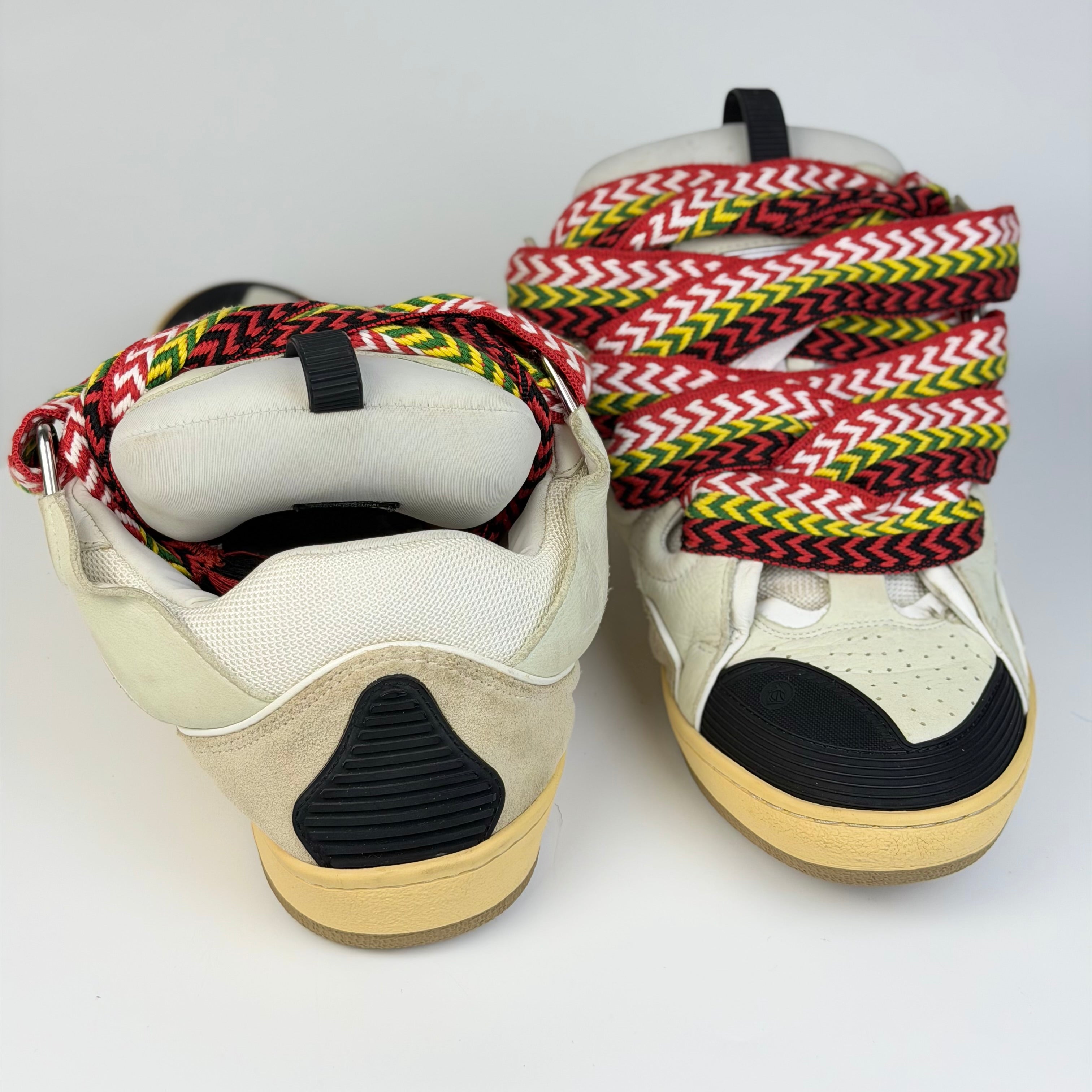Lanvin Curb White Sneakers