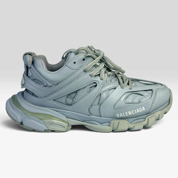 Balenciaga Track Faux Leather Blue