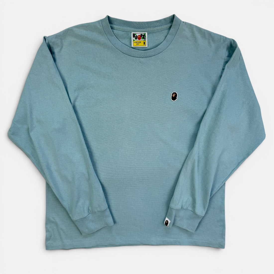 BAPE Ape Head One Point Longsleeve T-shirt, vedere din față