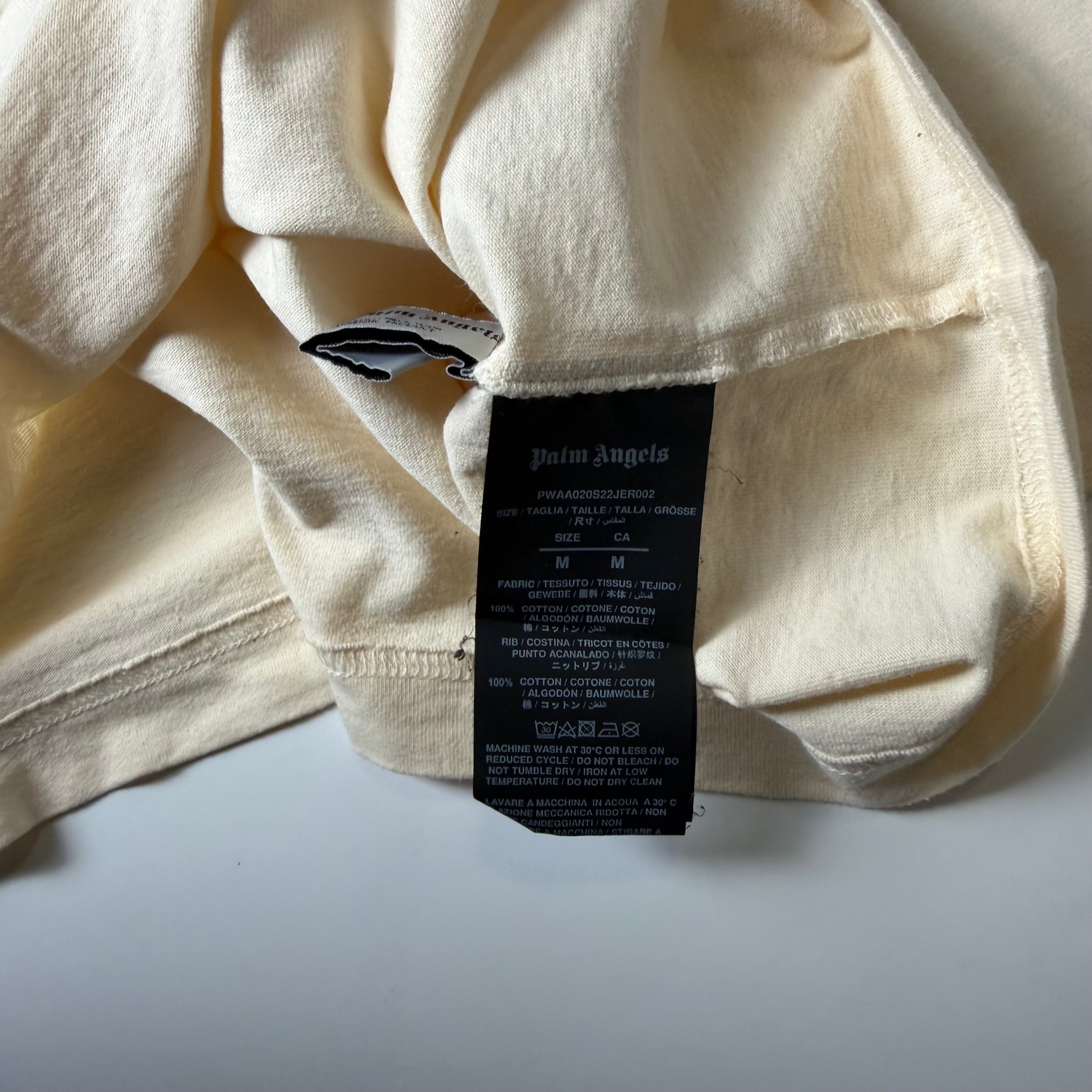 Palm Angels Cropped Leopard Bear T-shirt