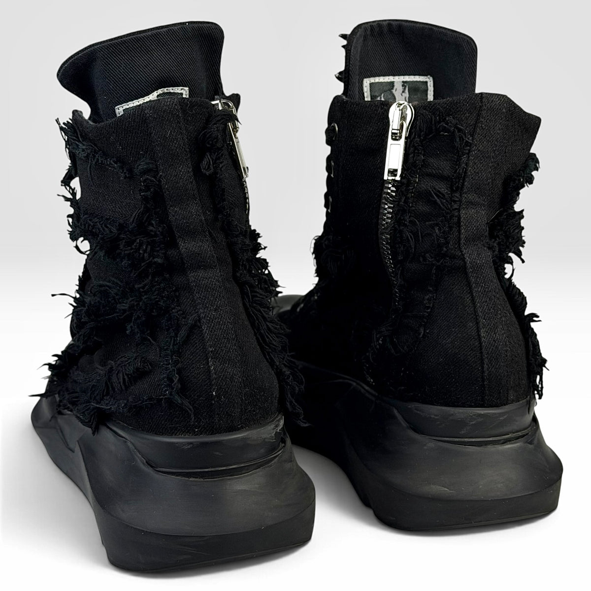 Rick Owens DRKSHDW Destroyed Abstract Black