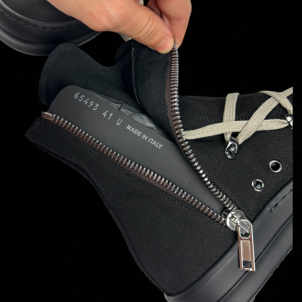 Rick Owens Ramones Hexagram Black