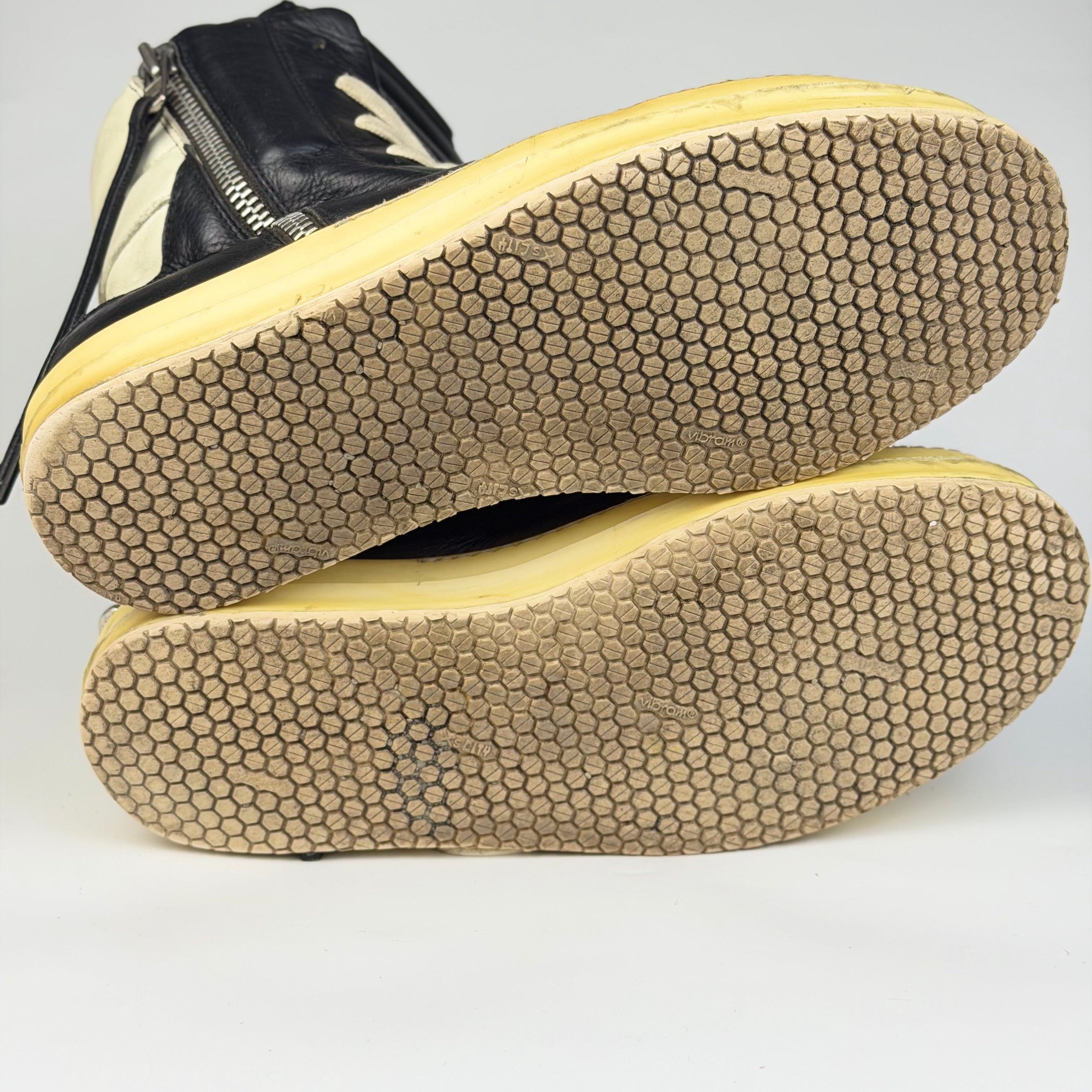 Rick Owens SS16 Cyclops Geobasket Black/Milk