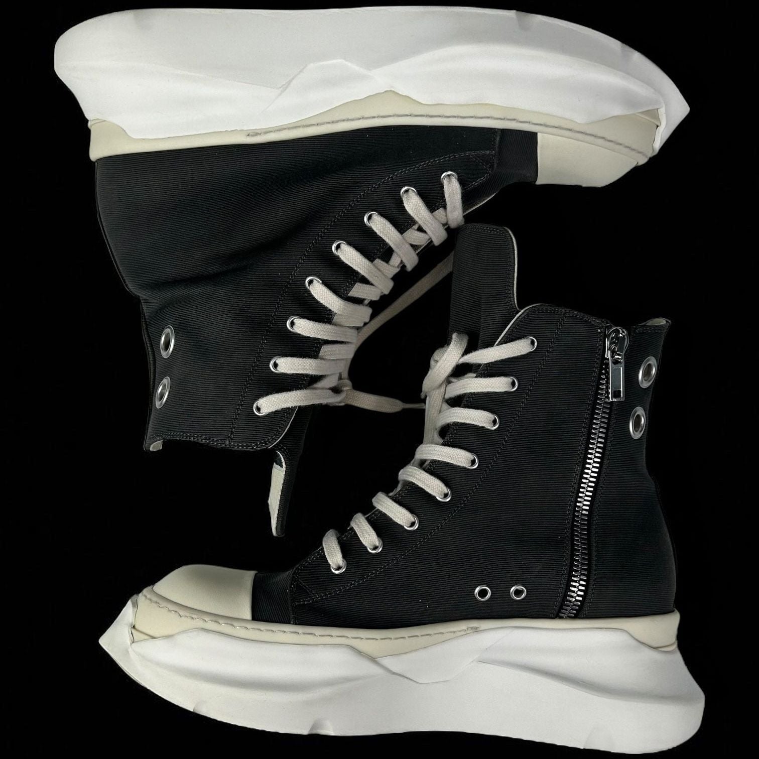 Rick Owens Ramones Abstract High Eyelets