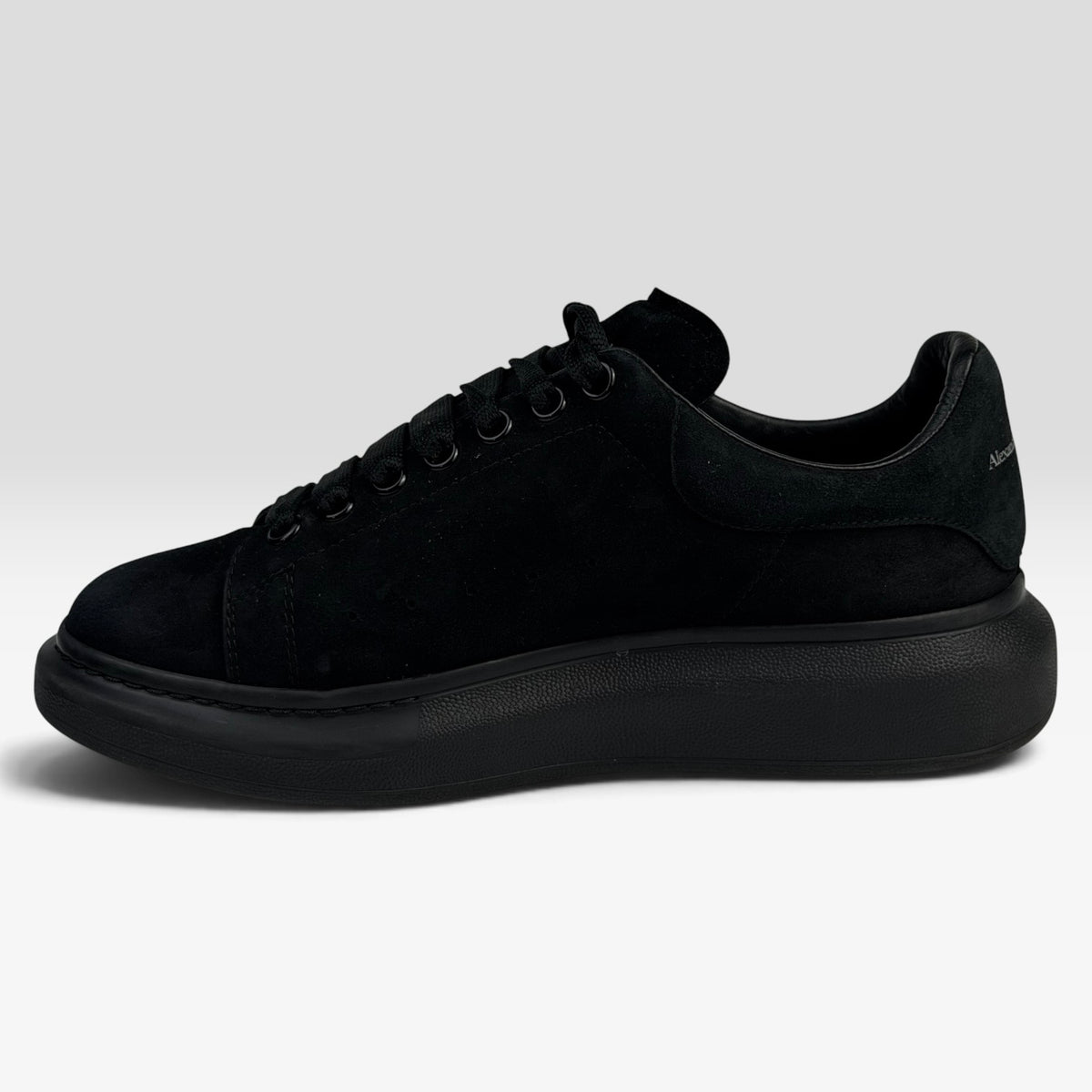 Alexander McQueen Oversized Sneaker Black Suede