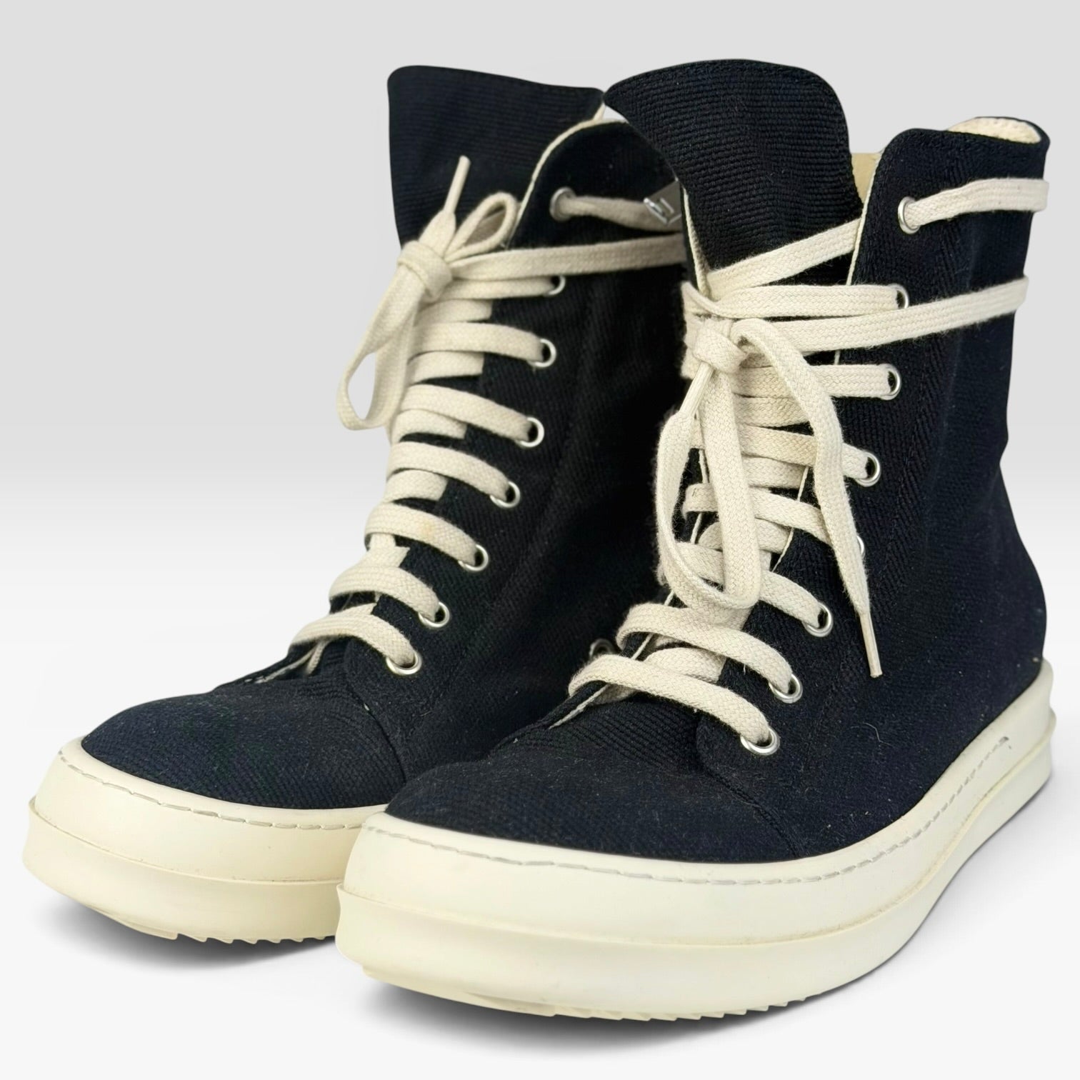 Rick Owens DRKSHDW Vegan Ramones High Black | Sneakers Rick Owens