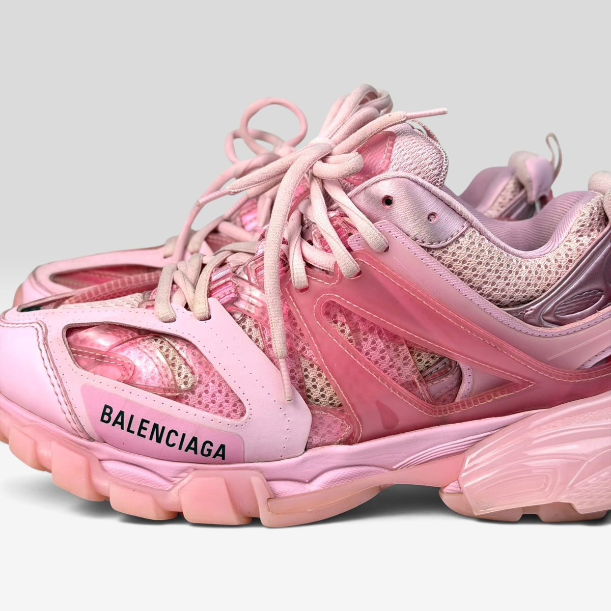Balenciaga Track Clear Sole Pink