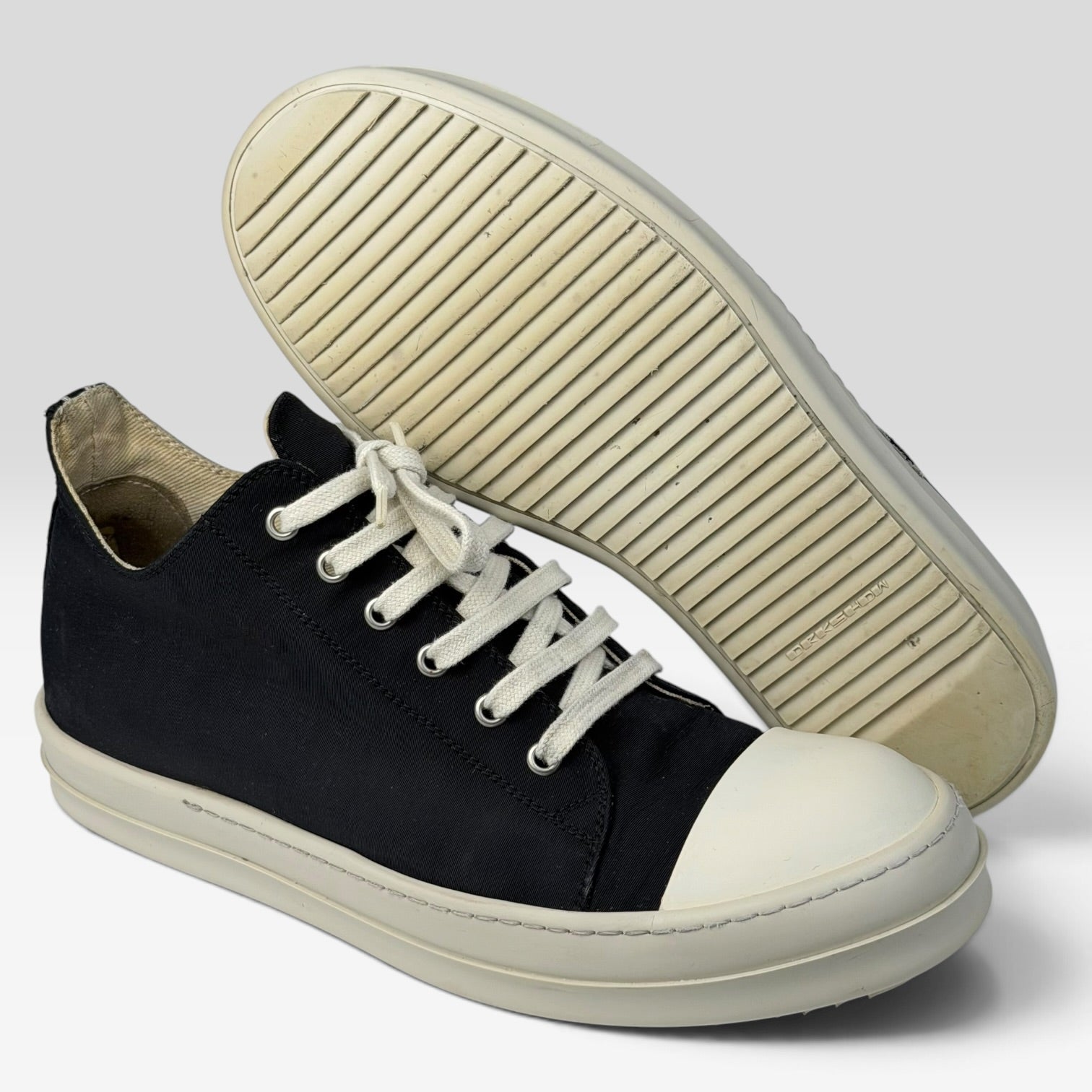 Rick Owens DRKSHDW Ramones Low Sombra Oscura