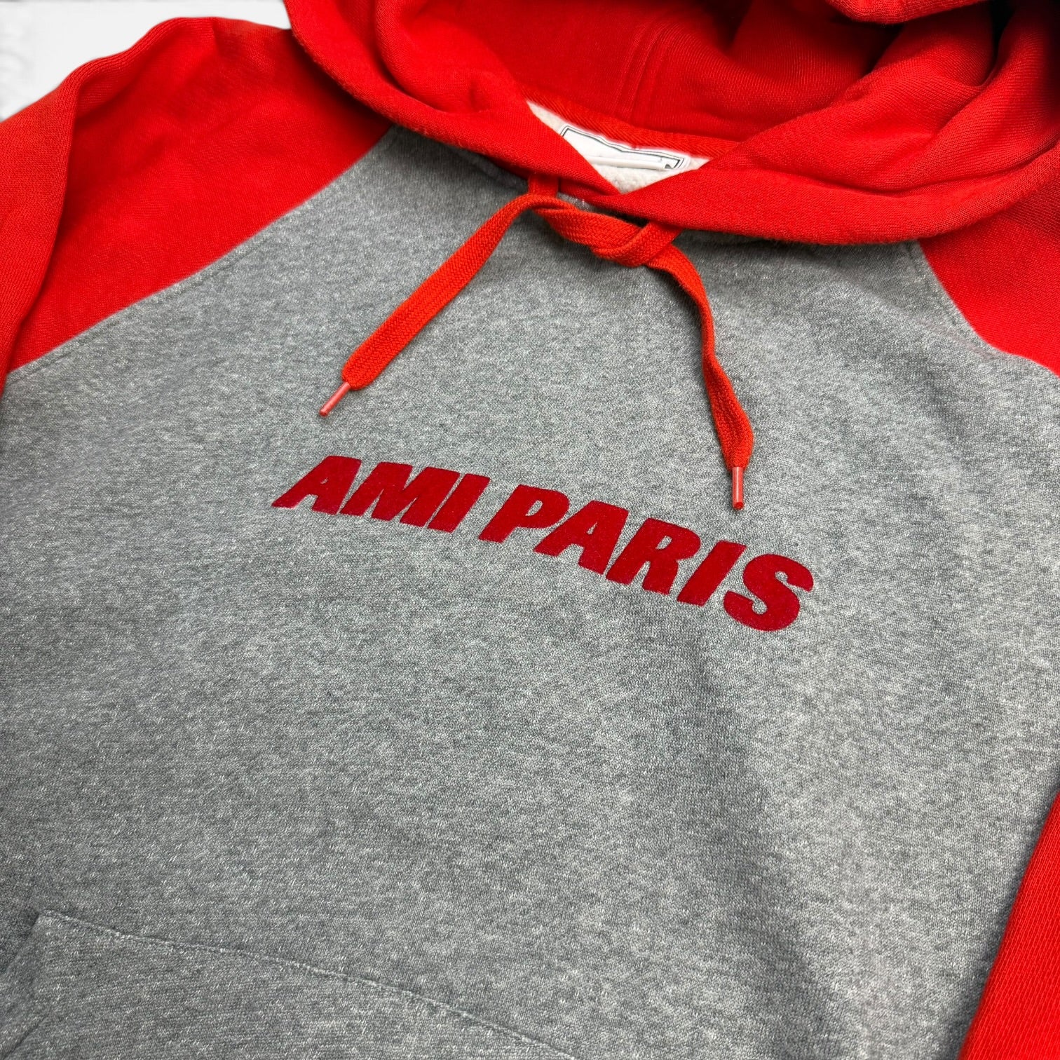 AMI Paris Colorblock Raglan Hoodie